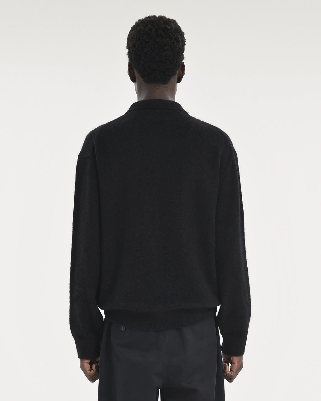 Brownyard - Alpaca Collar Cardigan (Black) product image 2 | TRAB K-Fashion Australia