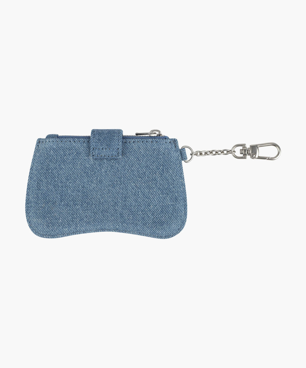 Marithe & Francois Girbaud - Regular Logo Peanut Keyring Wallet (Blue) product image 2 | TRAB K-Fashion Australia