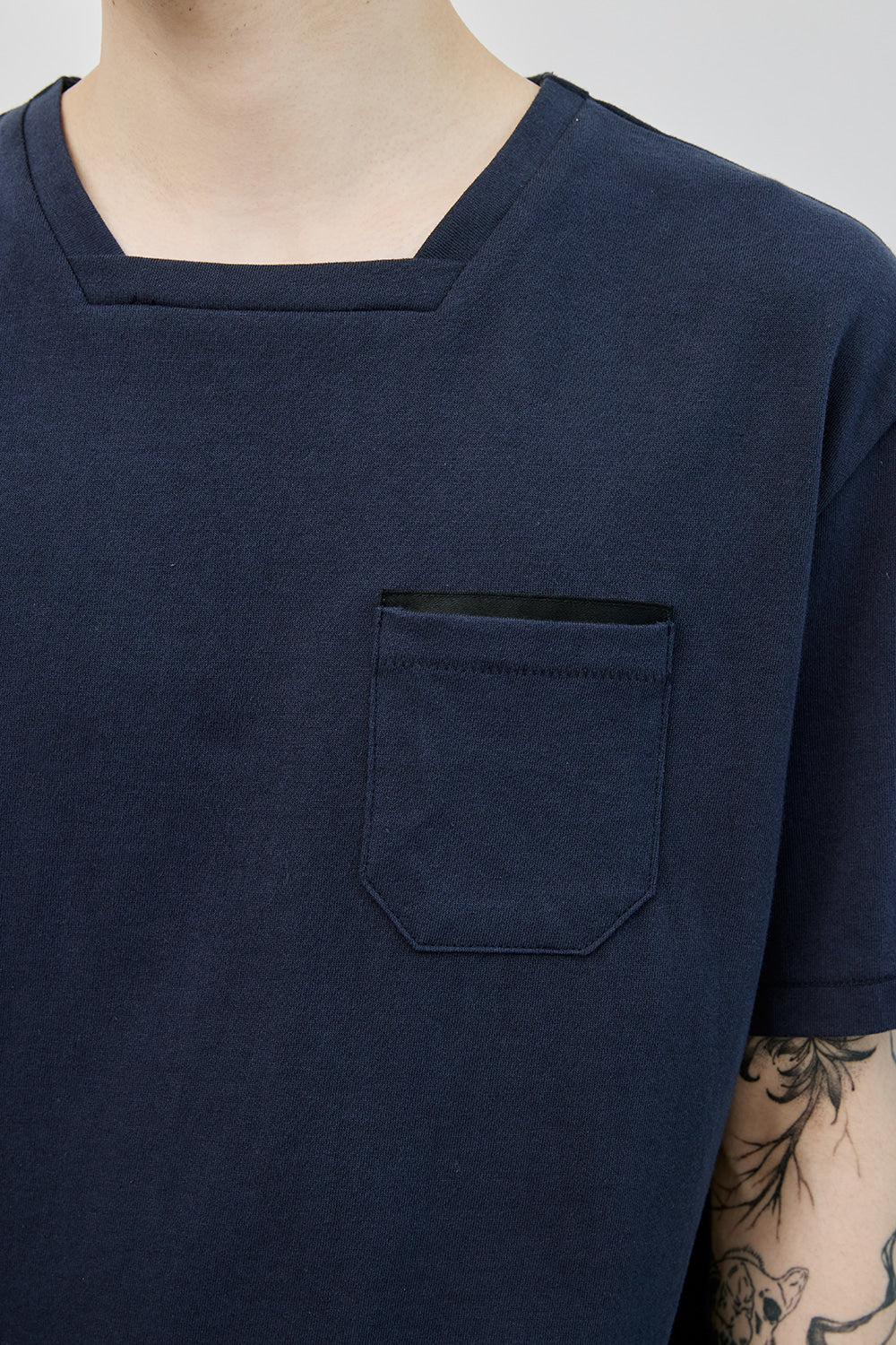 Hatchingroom - Square Neck Tee (Dark Navy) product image 12 | TRAB K-Fashion Australia