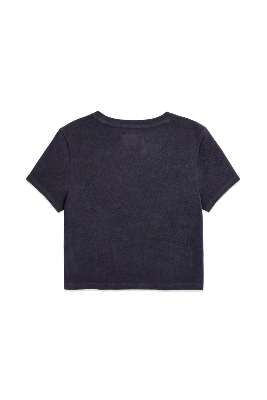Matin Kim - Logo Point Terry Crop Top (Navy) product image 2 | TRAB K-Fashion Australia