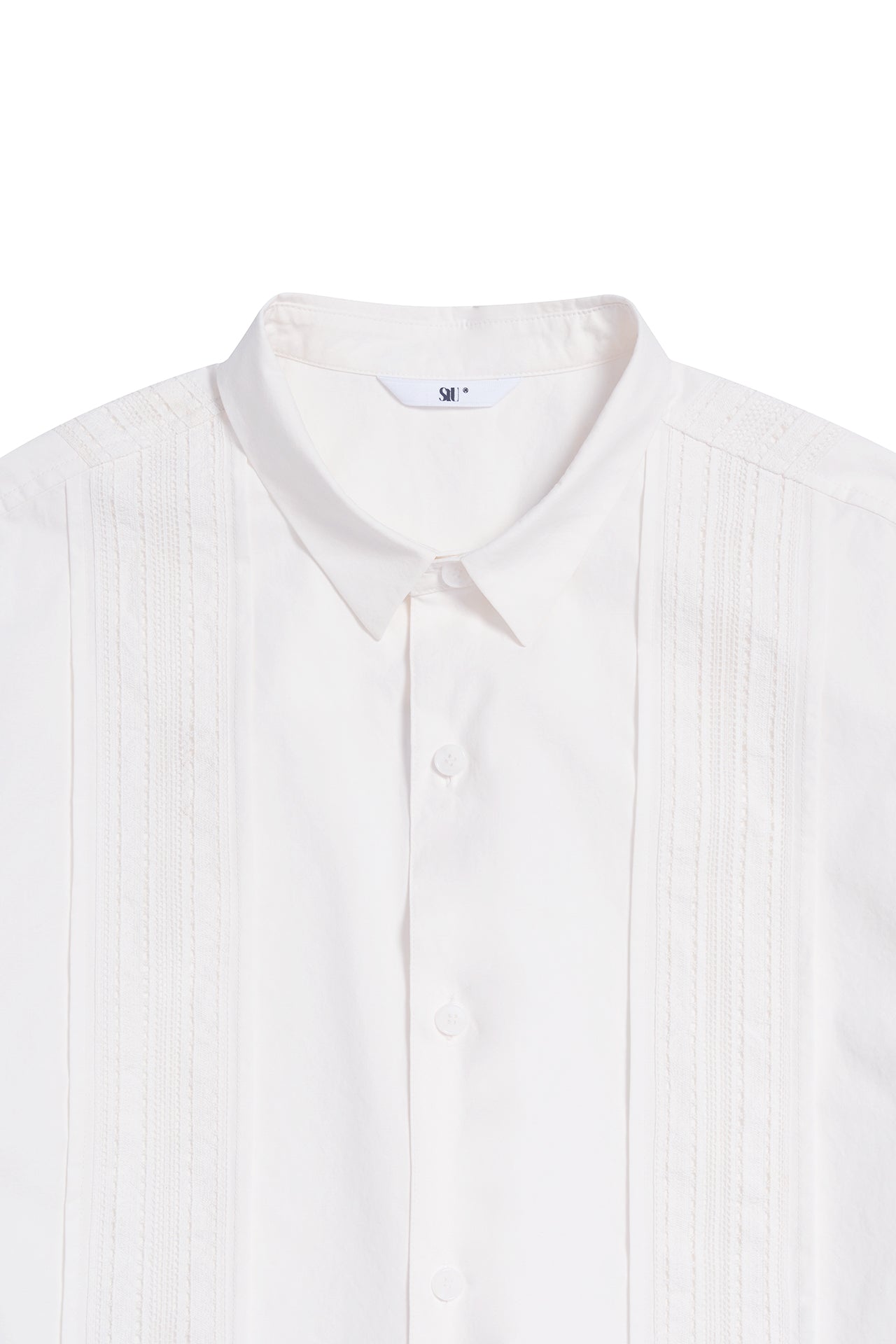 STU - Lace Panel Shirt (White) product image 19 | TRAB K-Fashion Australia
