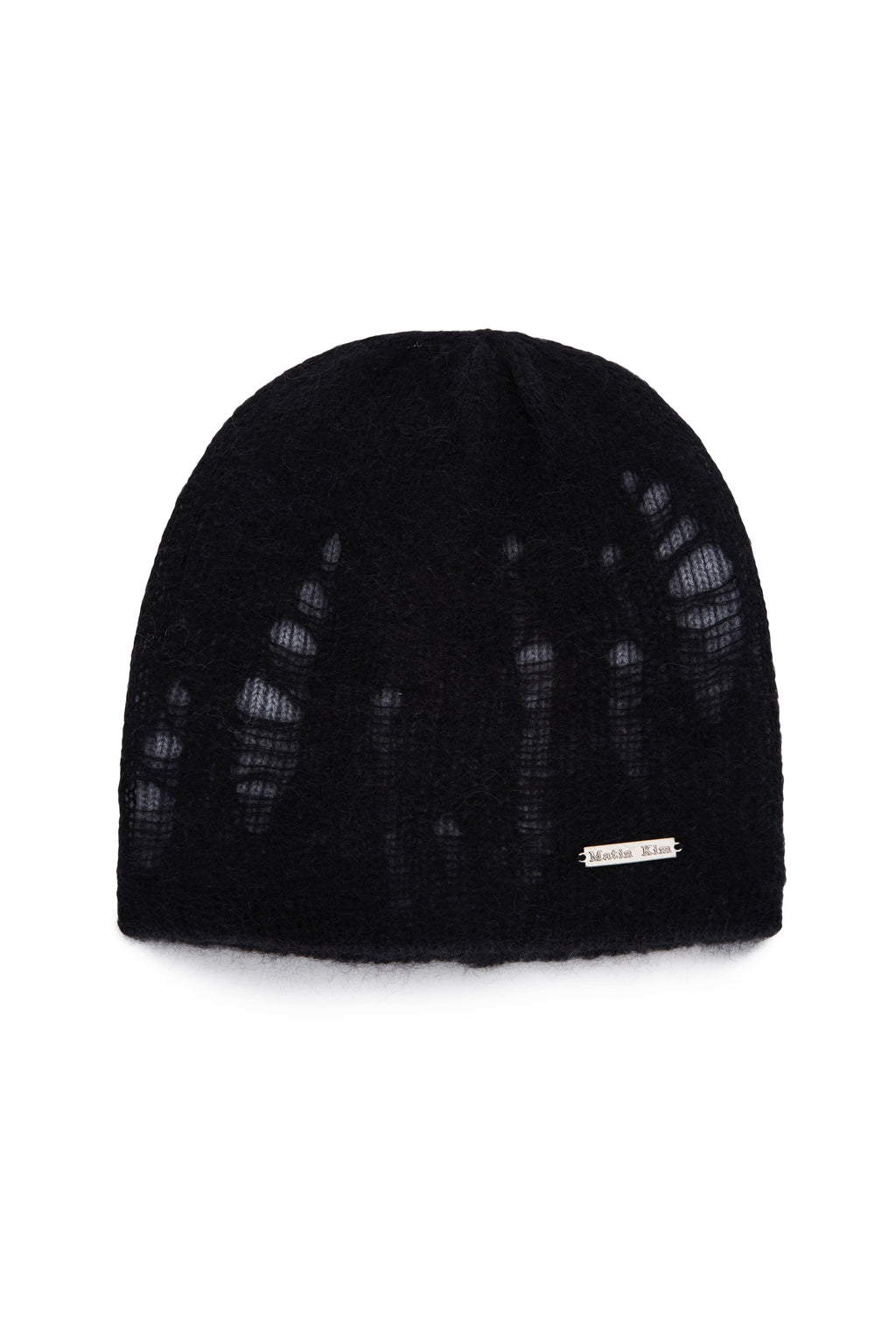 Matin Kim - Vintage Layer Knit Beanie (Black) product image 1 | TRAB K-Fashion Australia