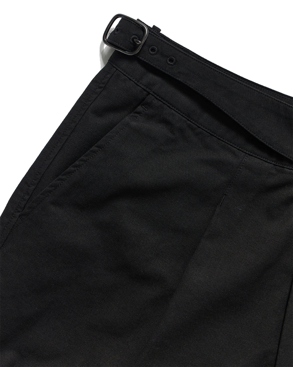 Eastlogue - Single Belted Bermuda Shorts (Black) product image 5 | TRAB K-Fashion Australia