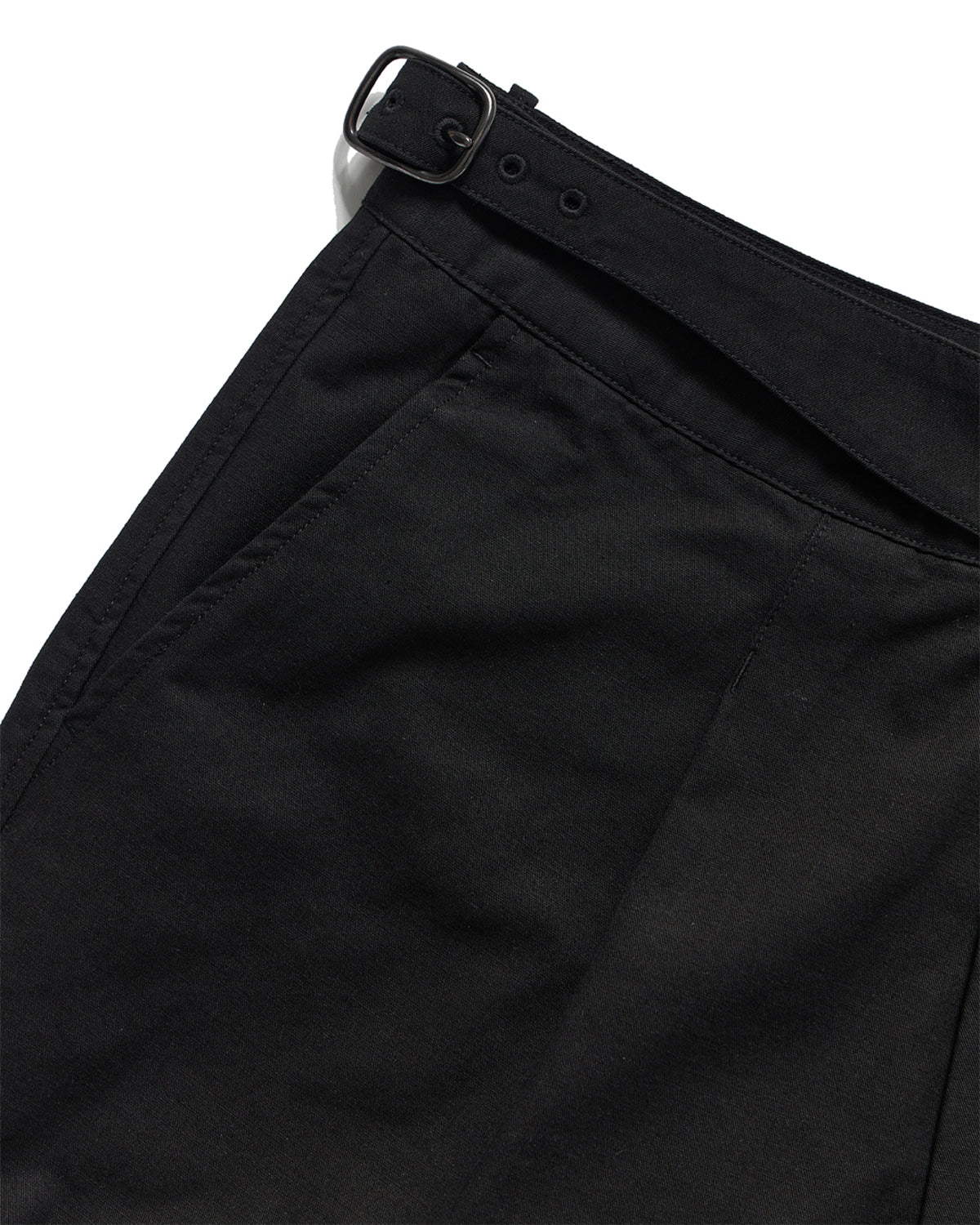 Eastlogue - Single Belted Bermuda Shorts (Black) product image 5 | TRAB K-Fashion Australia