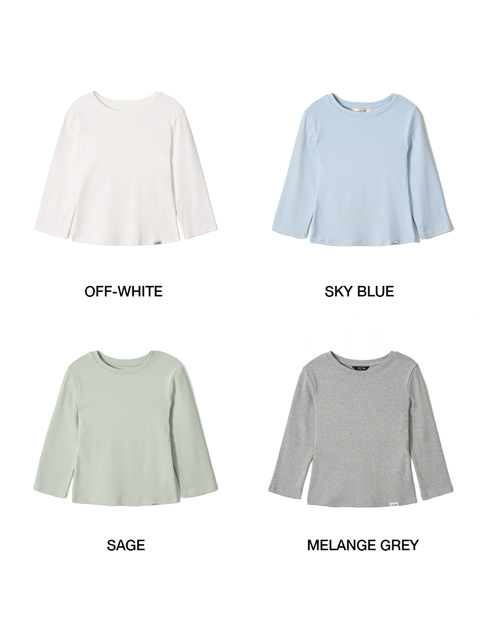 Kijun - Essential Mid Sleeve Tee (4Colors) product image 18 | TRAB K-Fashion Australia