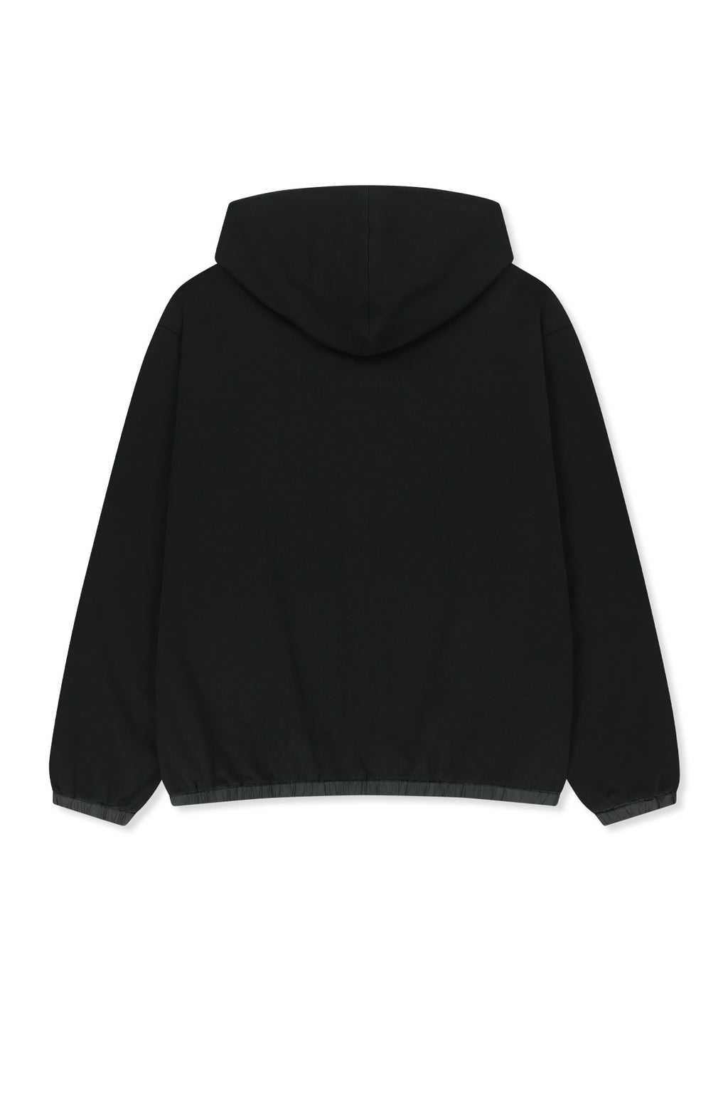 Matin Kim - Double Face Hoody Zip Up (Black) product image 4 | TRAB K-Fashion Australia