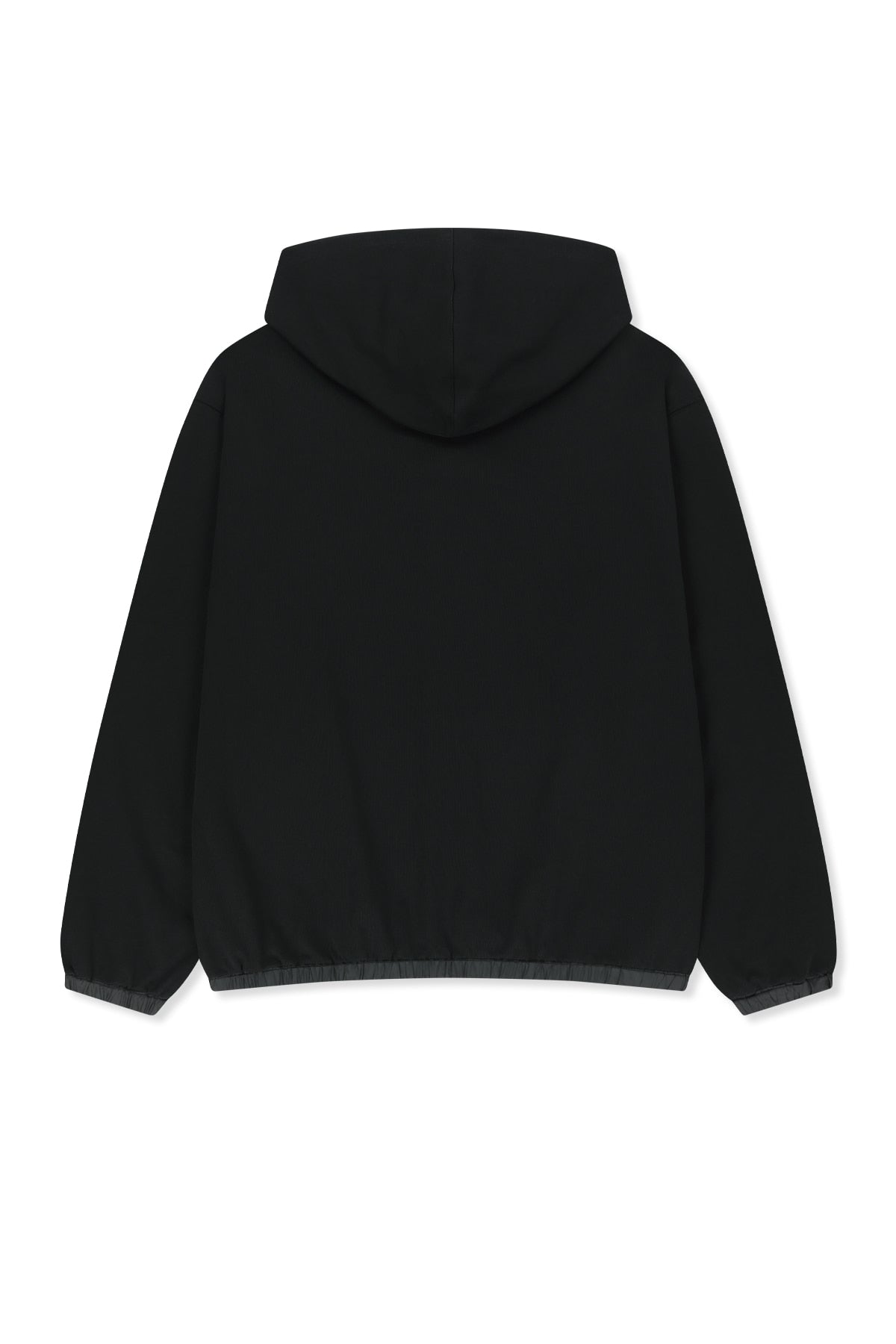 Matin Kim - Double Face Hoody Zip Up (Black) product image 4 | TRAB K-Fashion Australia