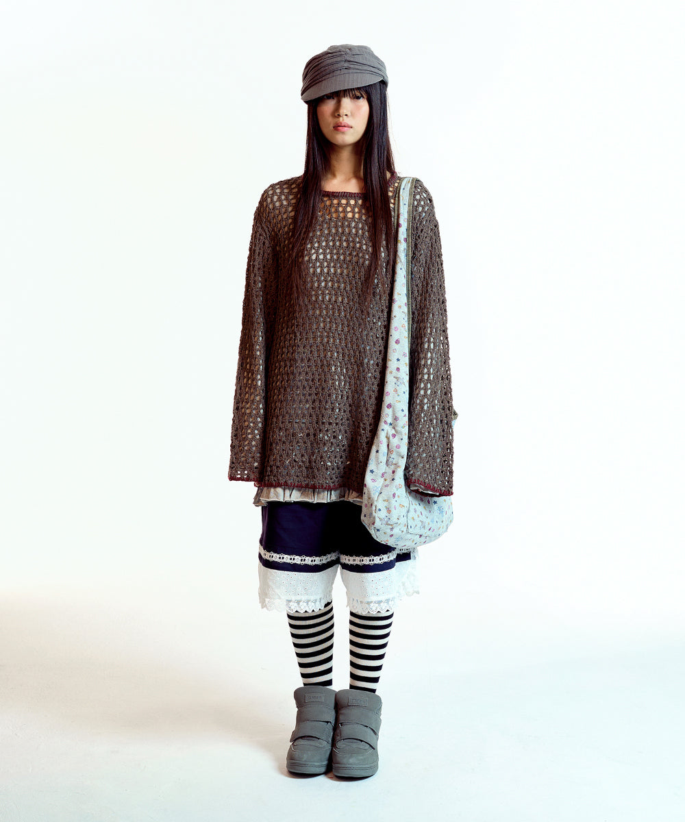 Coyseio - Hole Knit (Brown) product image 8 | TRAB K-Fashion Australia