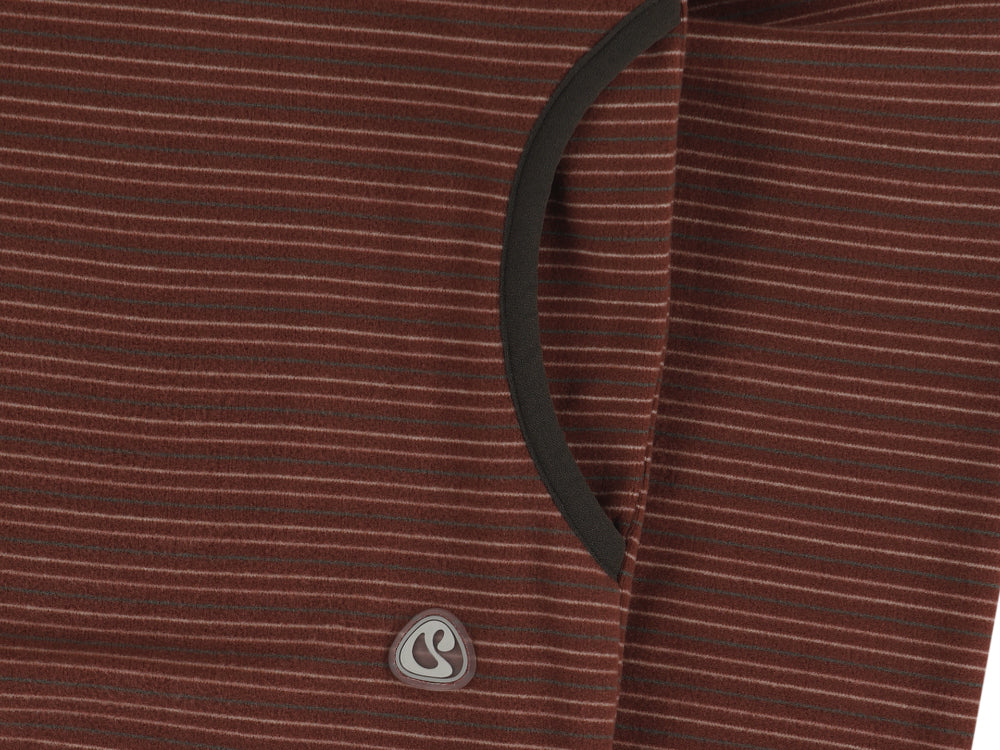 Coyseio - Stripe Fleece Hood Zip-Up (Red) product image 21 | TRAB K-Fashion Australia
