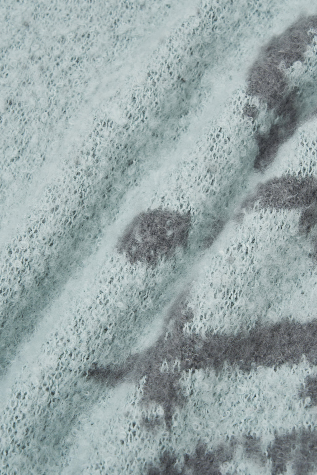 Matin Kim - Cracked Logo Muffler (Light Blue) product image 4 | TRAB K-Fashion Australia