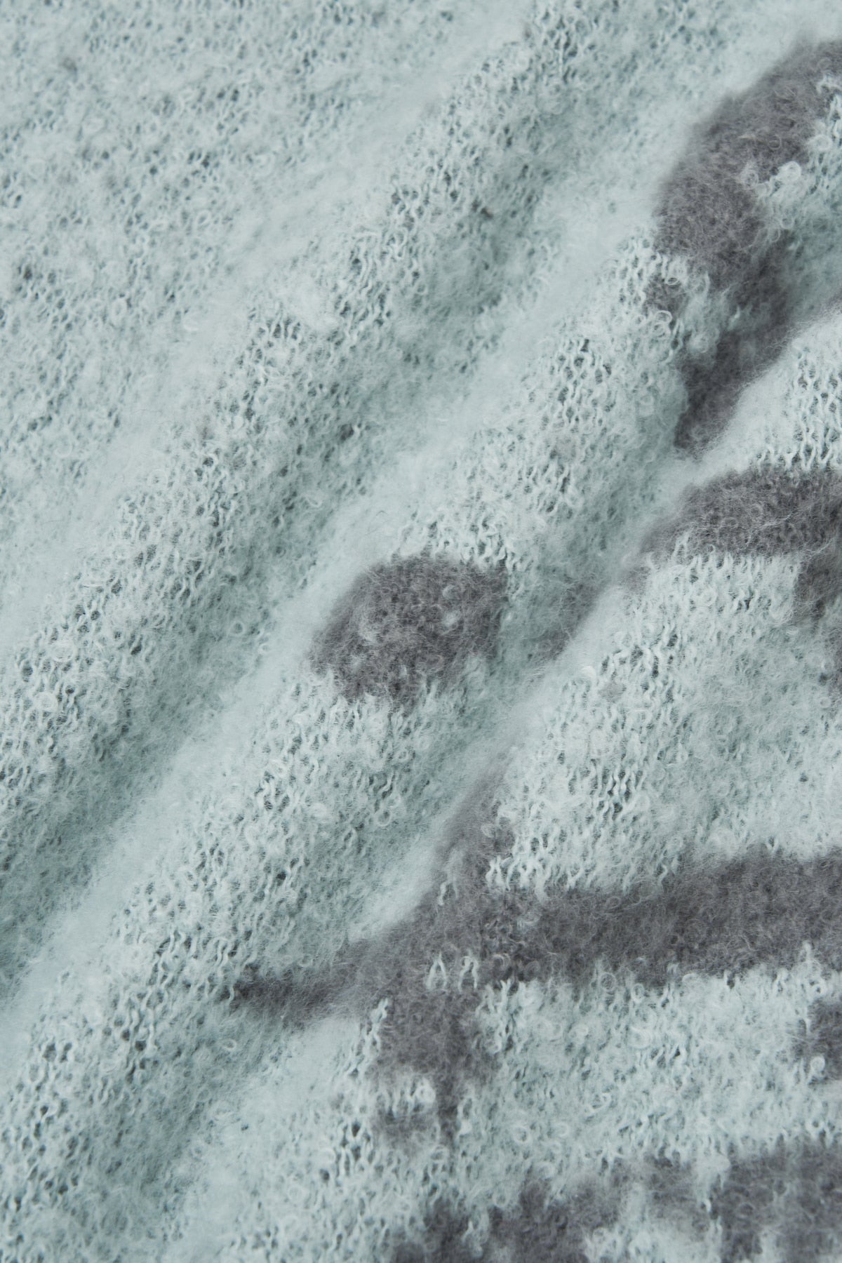 Matin Kim - Cracked Logo Muffler (Light Blue) product image 4 | TRAB K-Fashion Australia