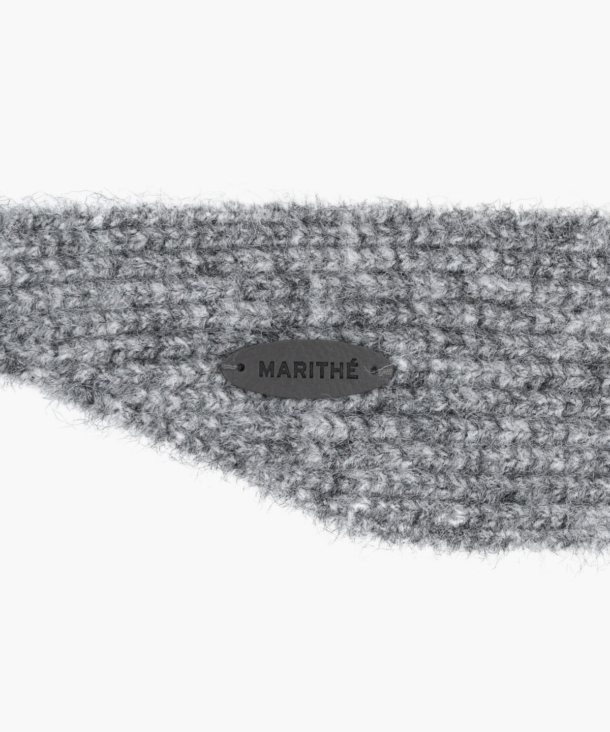 Marithe & Francois Girbaud - Regular Logo Scarf Balaclava (Melange Gray) product image 5 | TRAB K-Fashion Australia