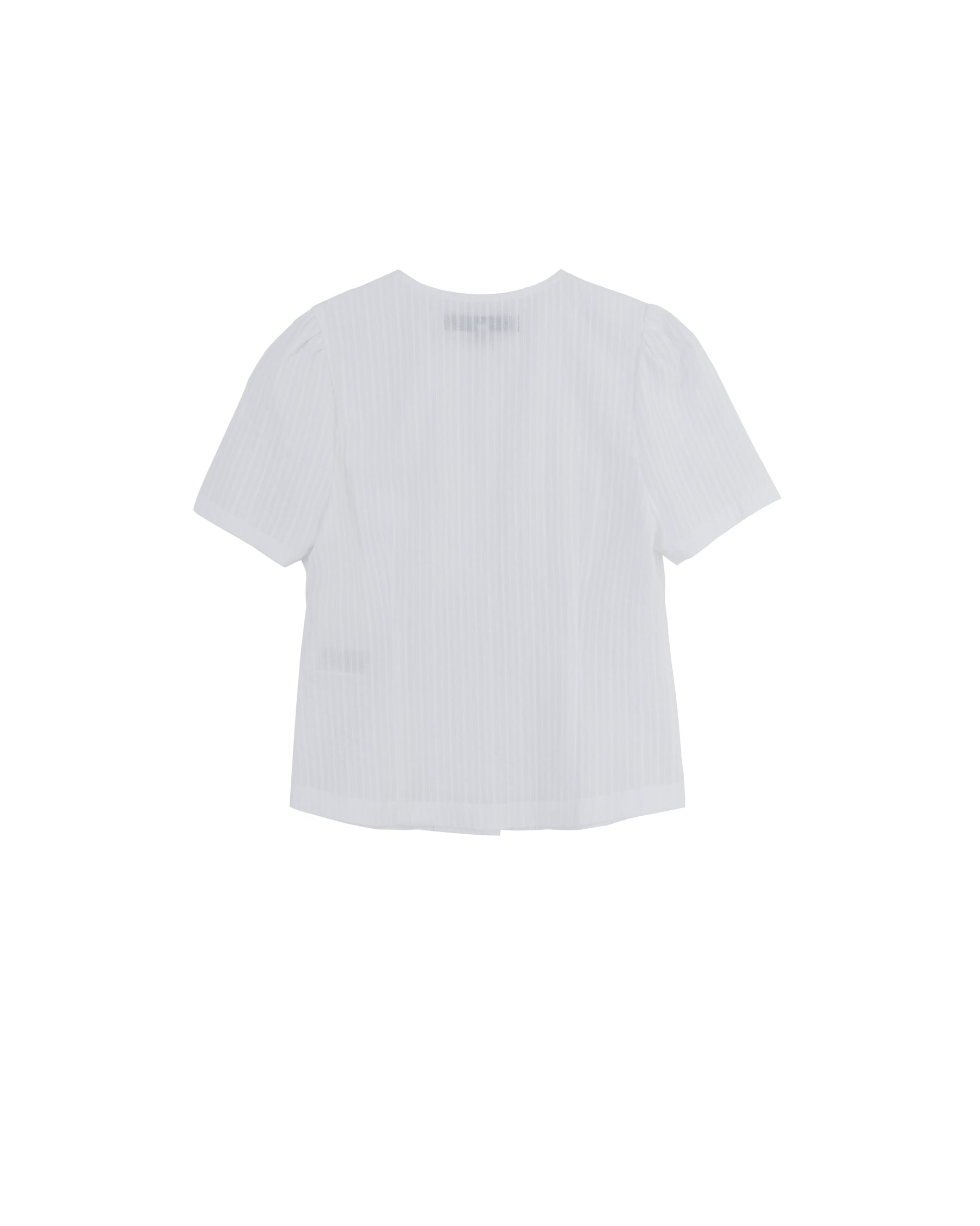 Brownyard - Puff Blouse (White) product image 4 | TRAB K-Fashion Australia
