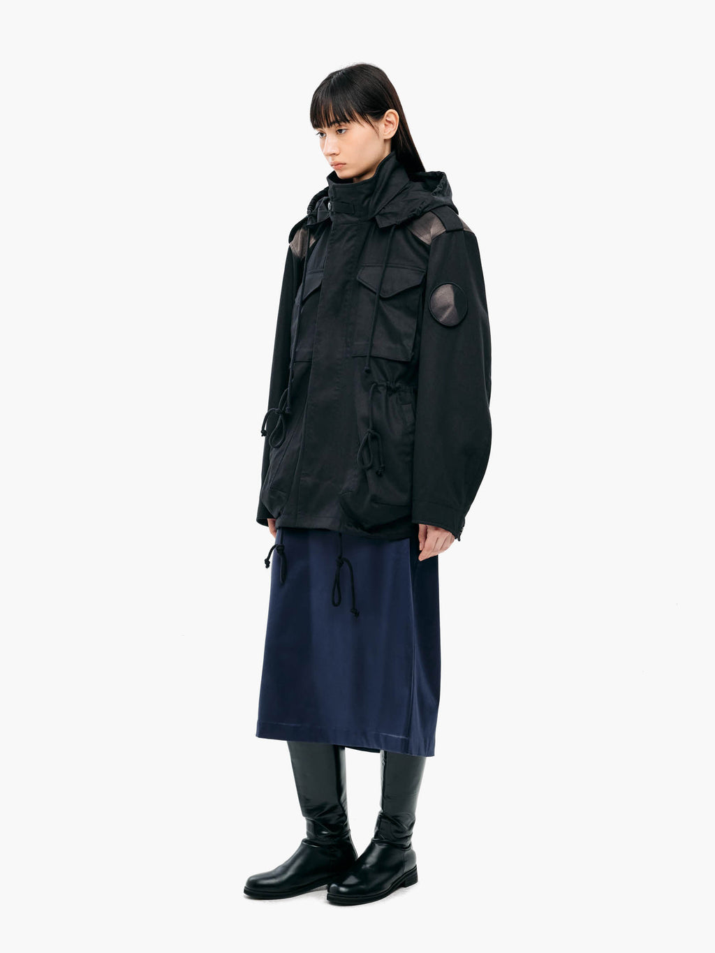 Jiyong Kim - Sun-Bleached Field Jacket (Black) product image 4 | TRAB K-Fashion Australia
