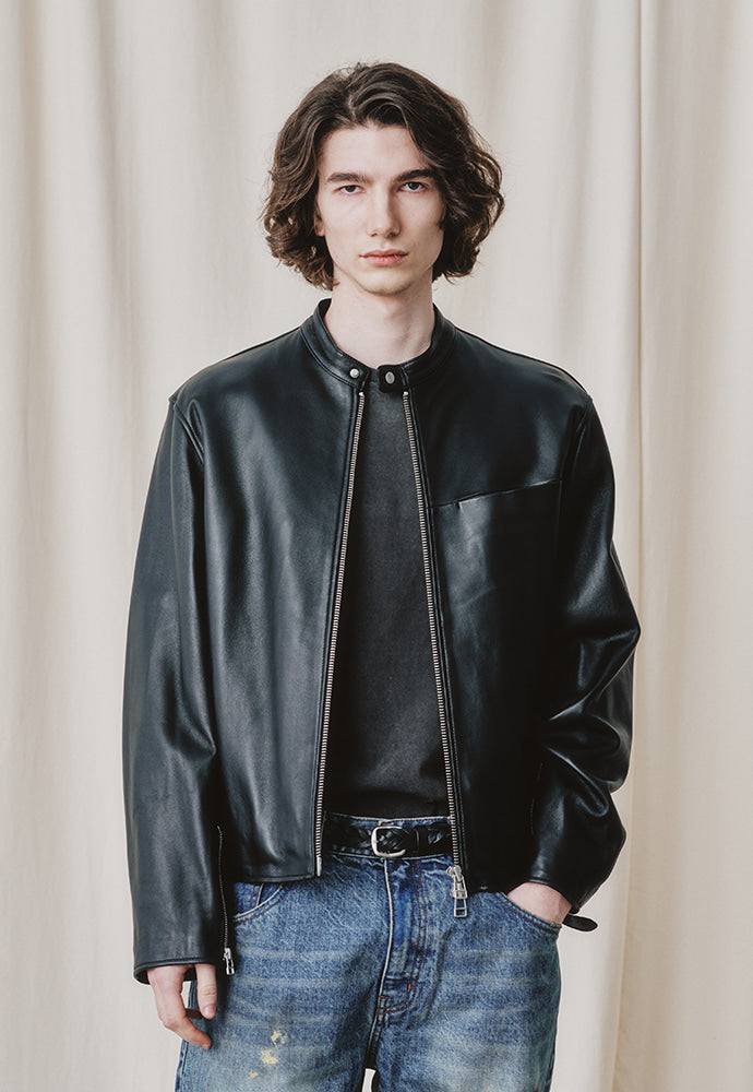 Art if acts - Lambskin Raceway Jacket (Black) product image 6 | TRAB K-Fashion Australia