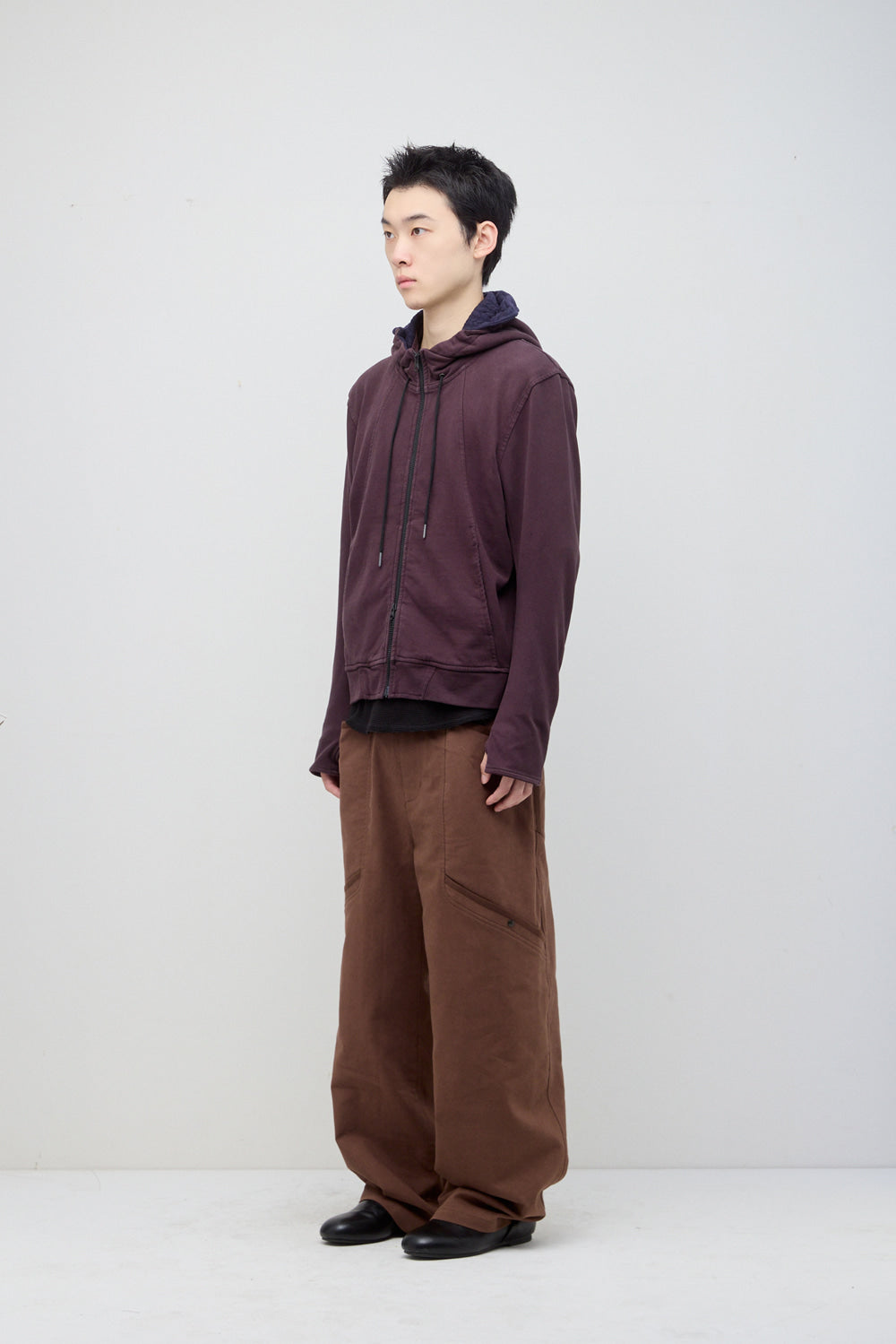 Hatchingroom - Twist Hoodie (Dark Purple) product image 4 | TRAB K-Fashion Australia