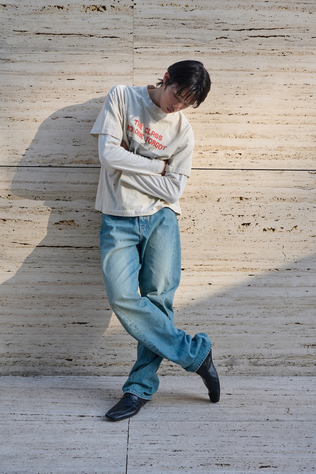 STU - The Class T-shirt (Melange Grey) product image 10 | TRAB K-Fashion Australia