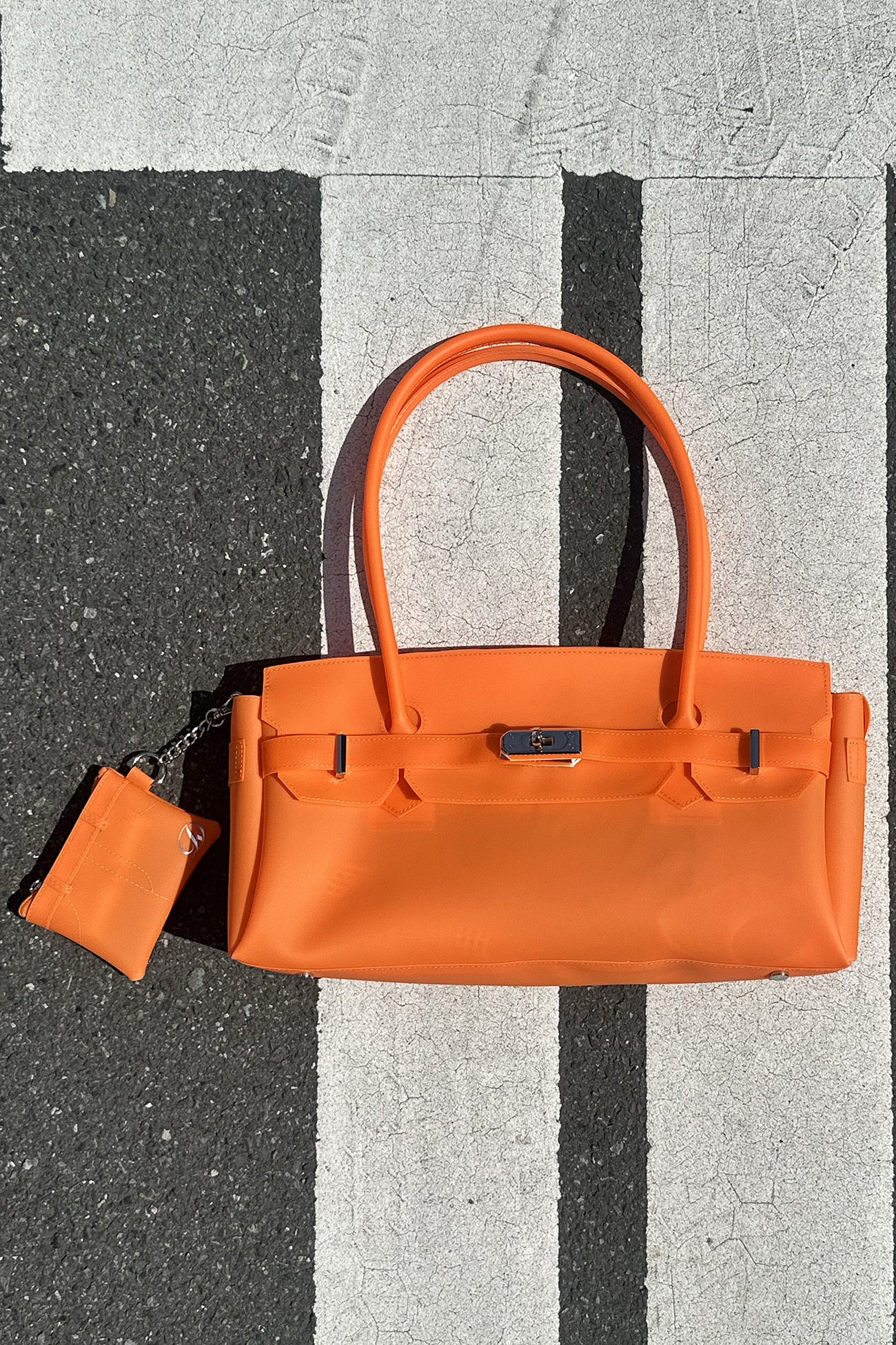 Deinet - [free Card Wallet] Jelly Two-Way Bag (Orange) product image 6 | TRAB K-Fashion Australia