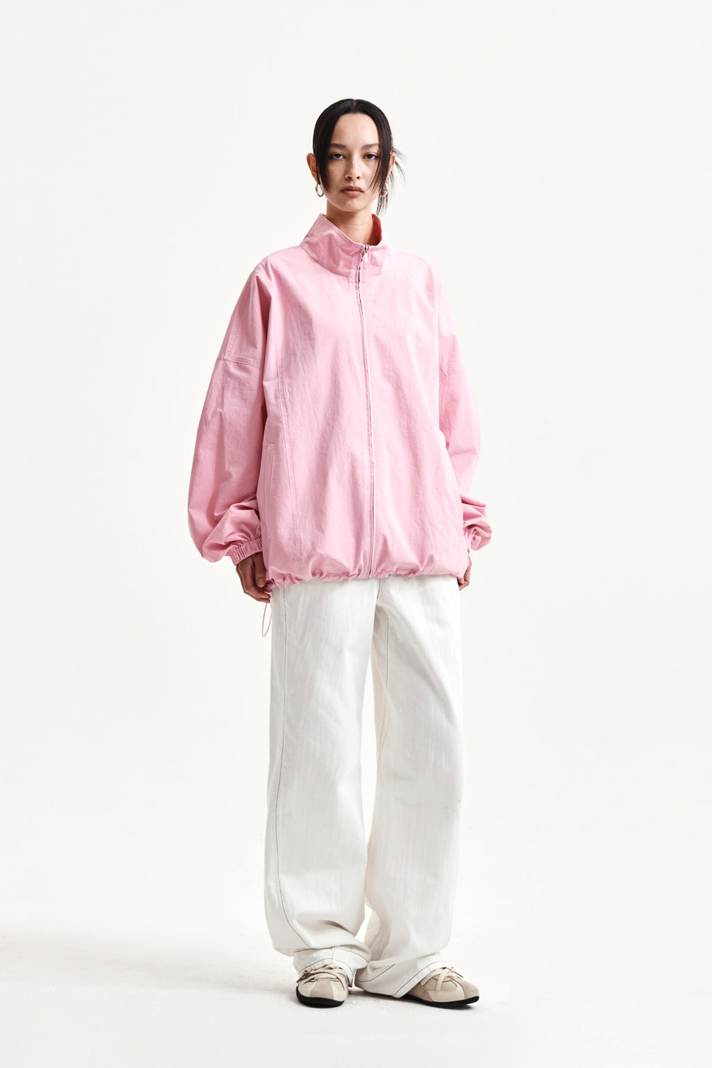 Matin Kim - Back Logo High Neck Jumper (Pink) product image 10 | TRAB K-Fashion Australia