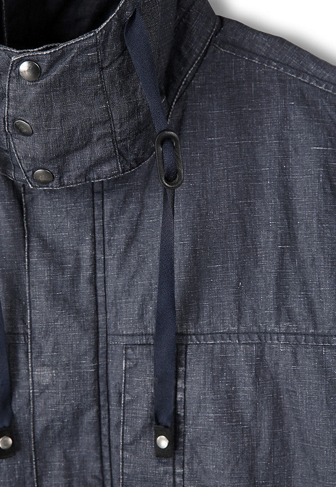 Art if acts - Linen Rain Parka (Navy) product image 11 | TRAB K-Fashion Australia