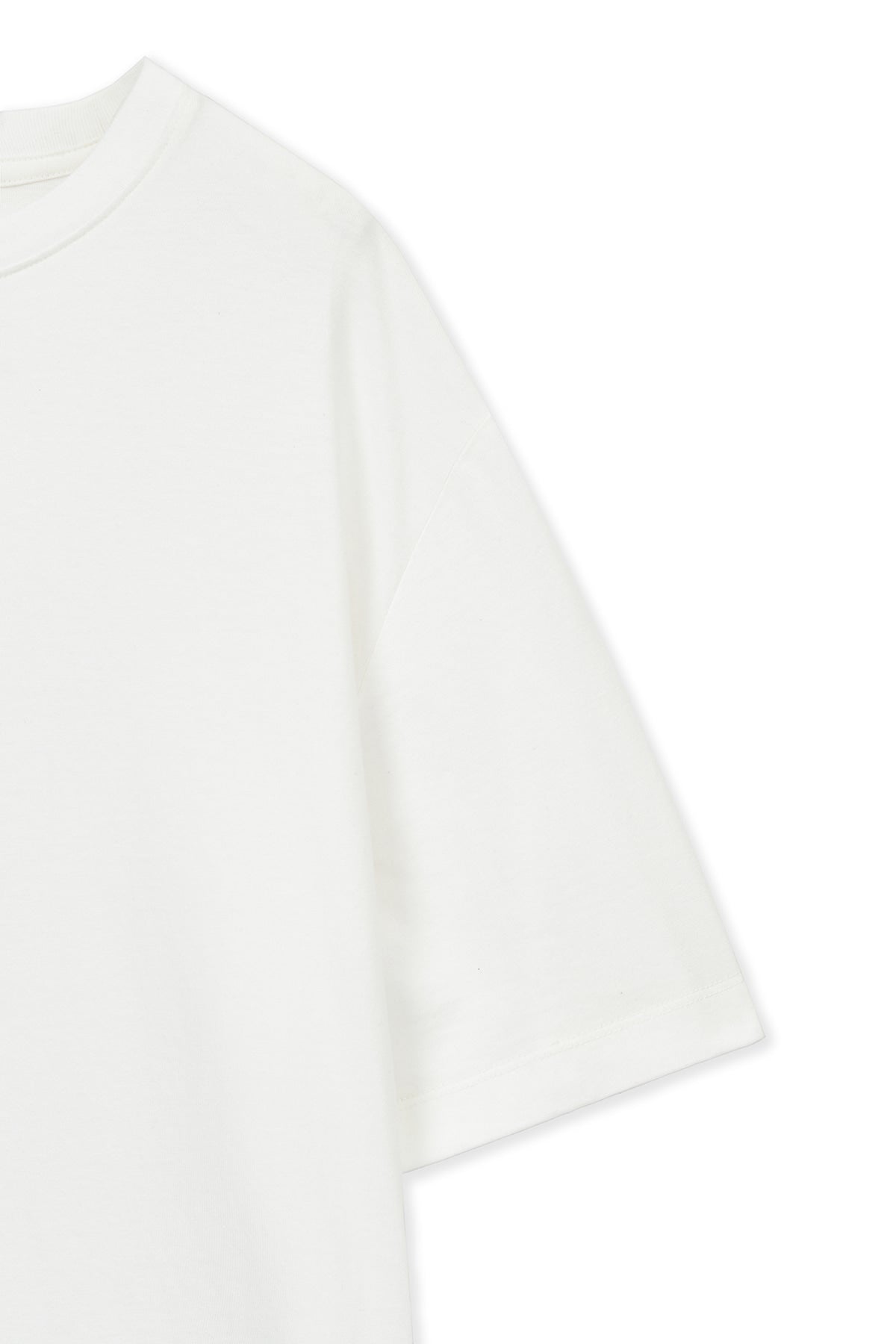 Matin Kim - Label Point Lettering Top (White) product image 4 | TRAB K-Fashion Australia