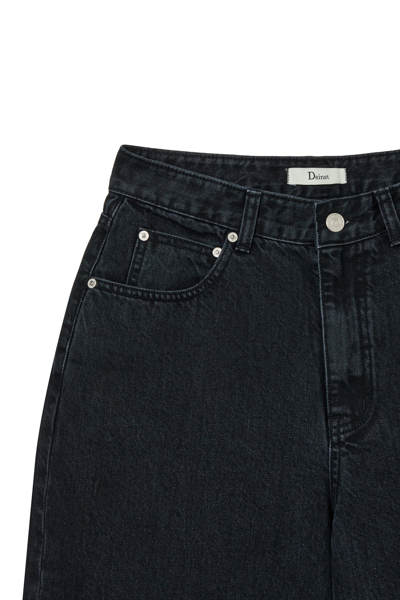 Deinet - Twill Cotton Jeans (Black) product image 6 | TRAB K-Fashion Australia