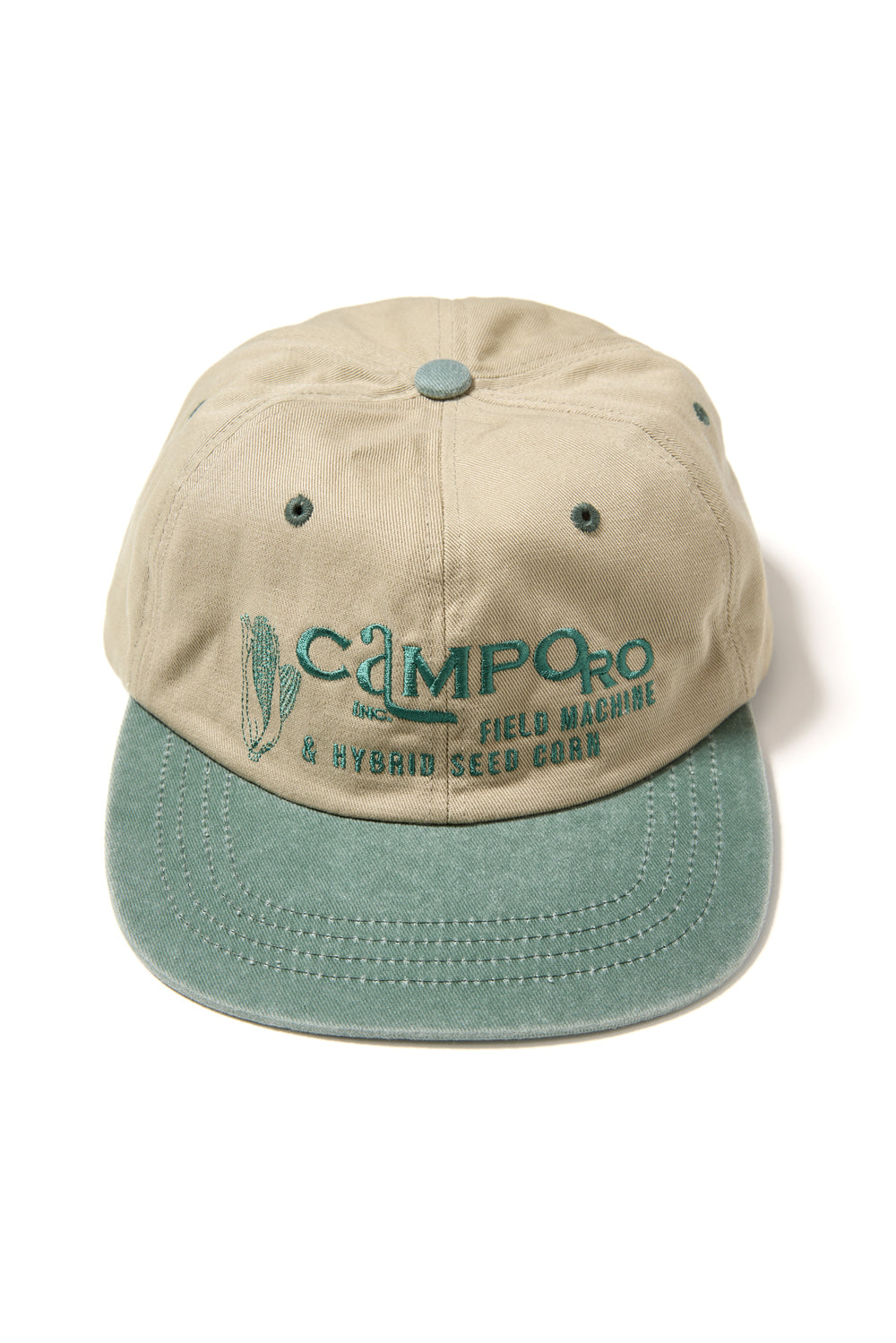 Hatchingroom - Camporo Cap (Beige/Green) product image 1 | TRAB K-Fashion Australia