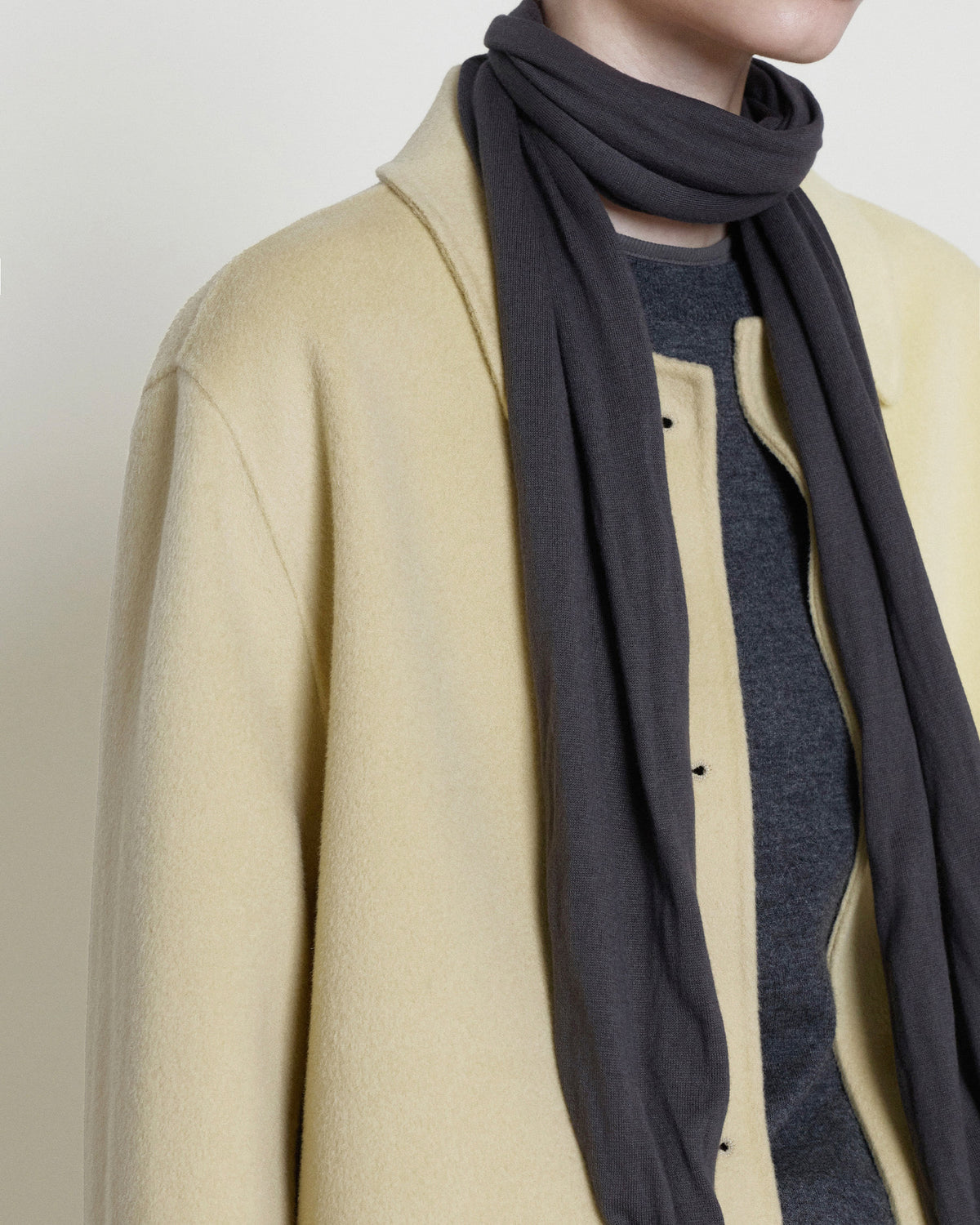 Brownyard - Handmade Half Coat (Light Beige) product image 5 | TRAB K-Fashion Australia