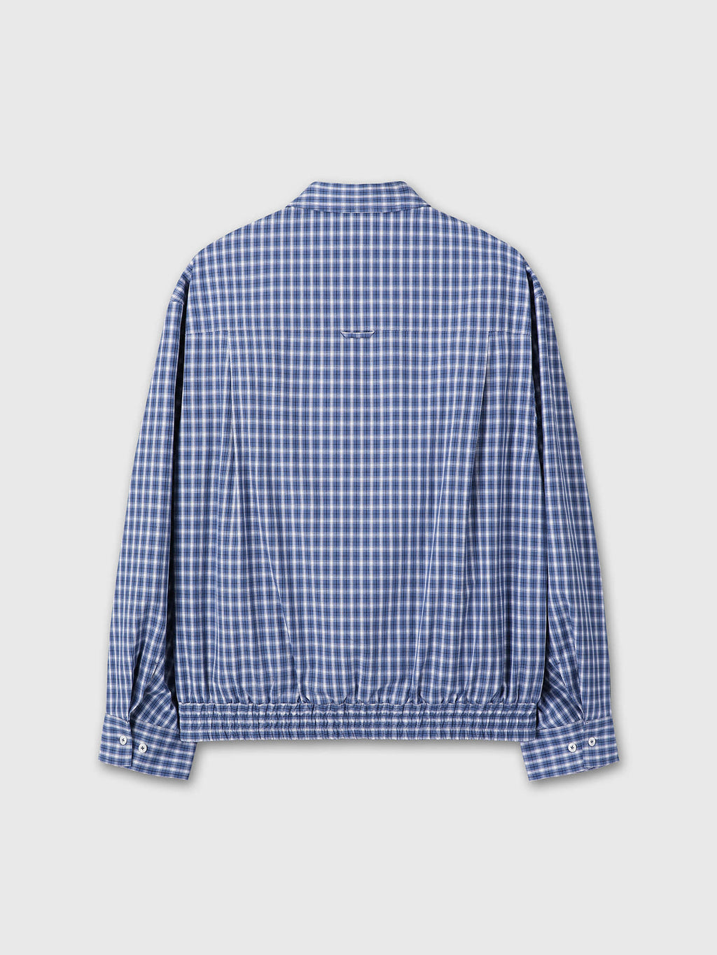 Tonywack - Checked Cotton Button-Down Blouson (Blue) product image 10 | TRAB K-Fashion Australia