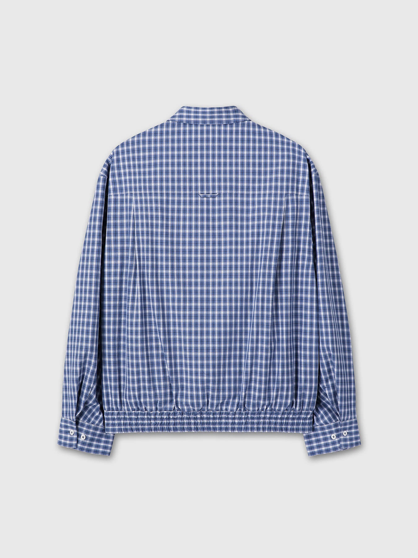 Tonywack - Checked Cotton Button-Down Blouson (Blue) product image 10 | TRAB K-Fashion Australia
