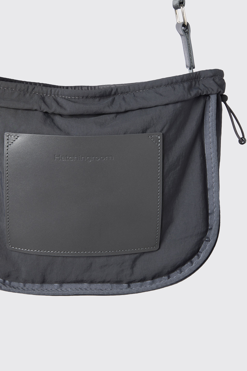 Hatchingroom - Wavy Bag Mini Padded Nylon (Charcoal) product image 6 | TRAB K-Fashion Australia