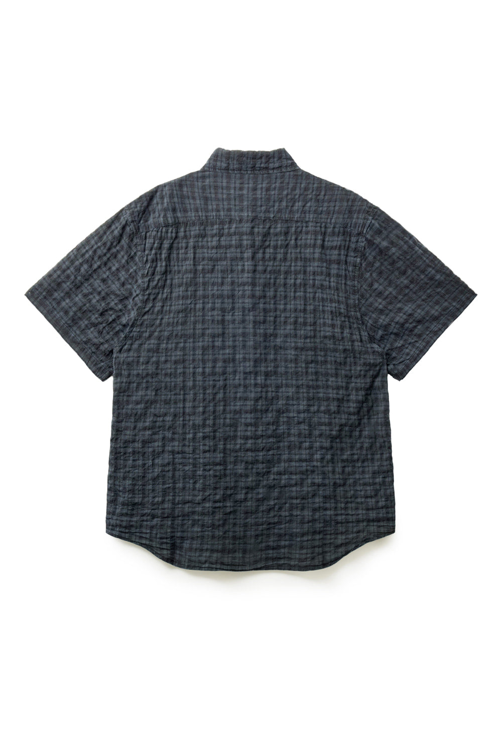 Hatchingroom - Arrow Shirt Over Dyed Check (Blue) product image 2 | TRAB K-Fashion Australia