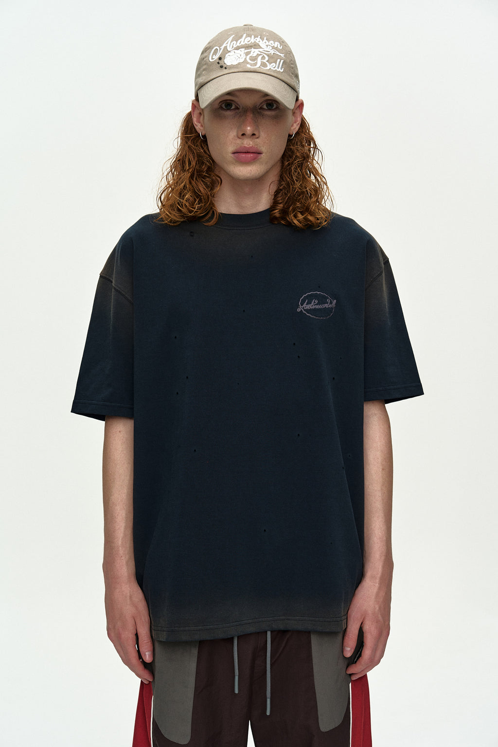 Andersson Bell - Gradient Damage Washed T-Shirt (Navy) product image 4 | TRAB K-Fashion Australia