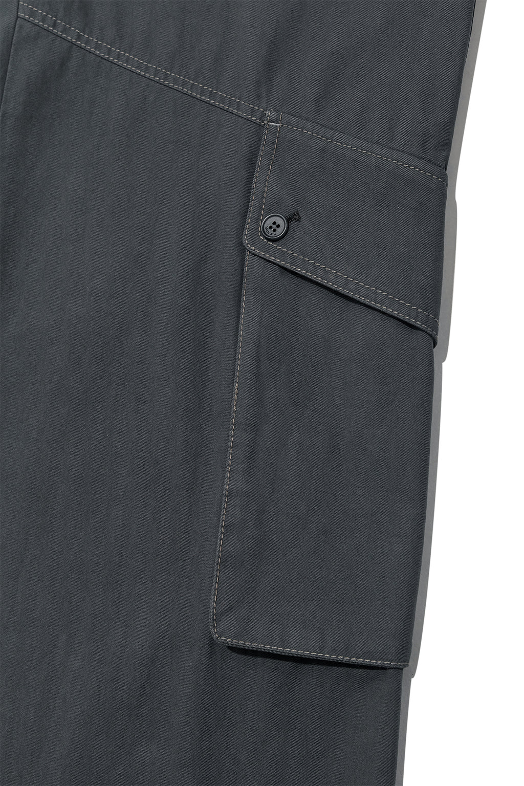 Matin Kim - Out Pocket Cotton Cargo Pants (Smoke Blue) product image 5 | TRAB K-Fashion Australia