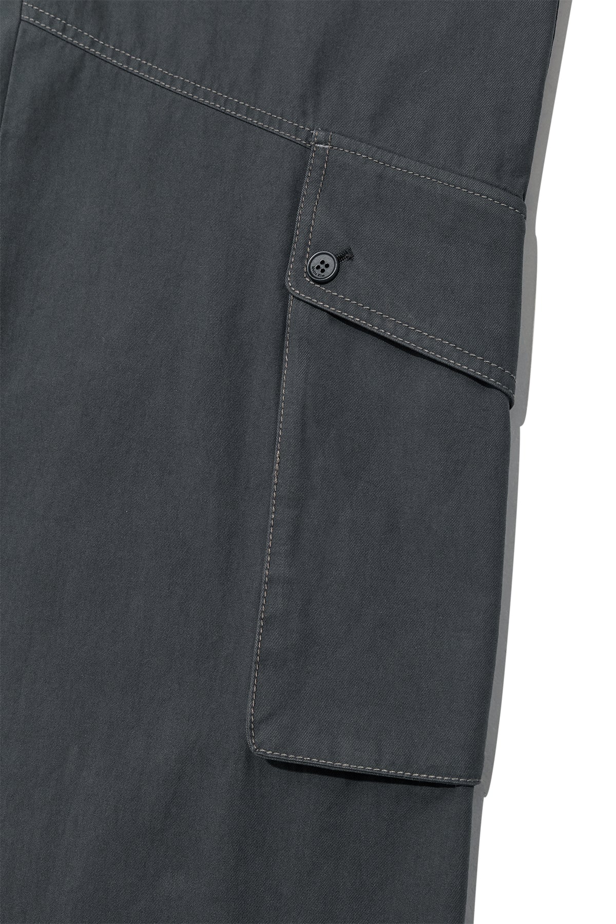 Matin Kim - Out Pocket Cotton Cargo Pants (Smoke Blue) product image 5 | TRAB K-Fashion Australia