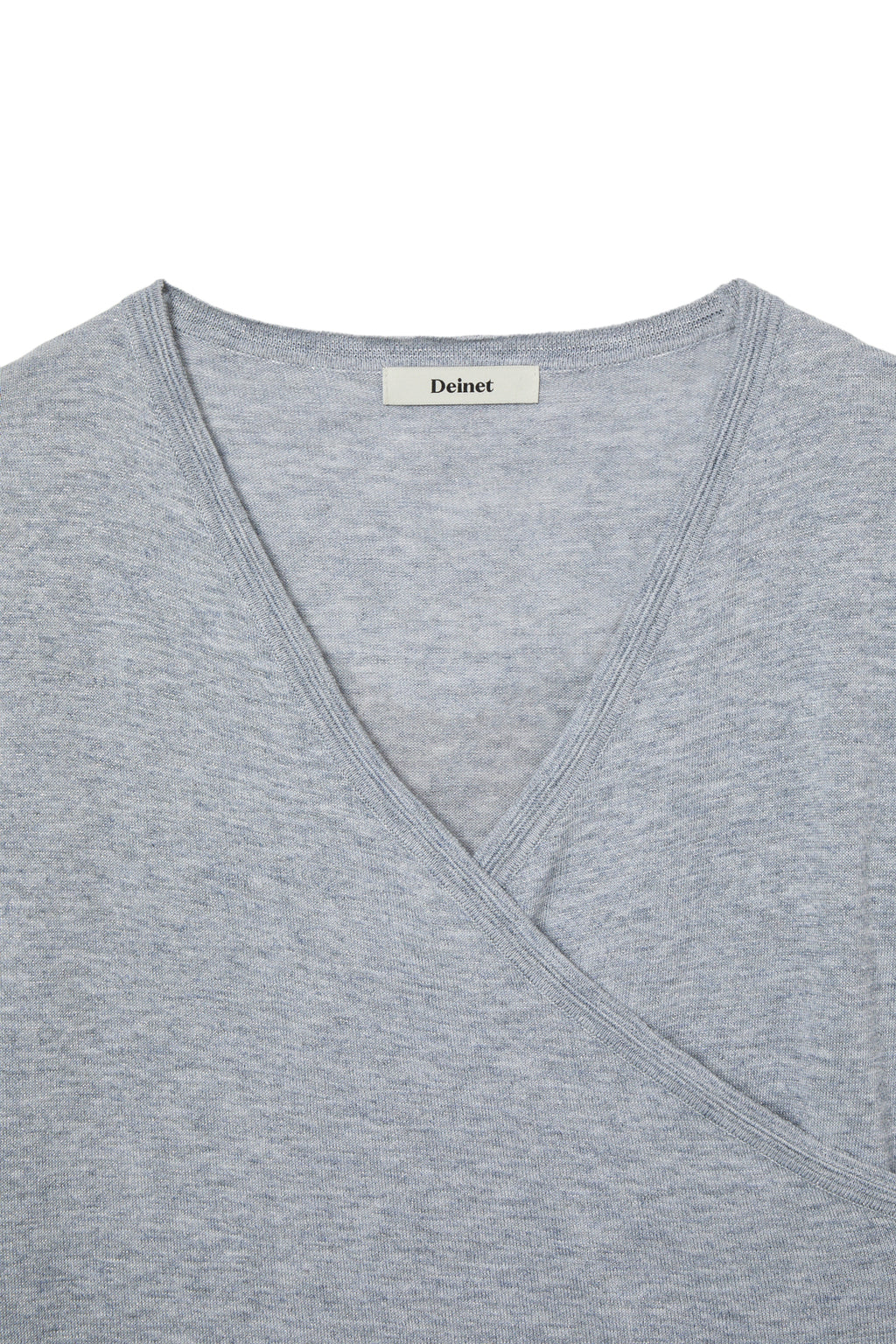 Deinet - V-Neck Metal Knit (Silver) product image 3 | TRAB K-Fashion Australia