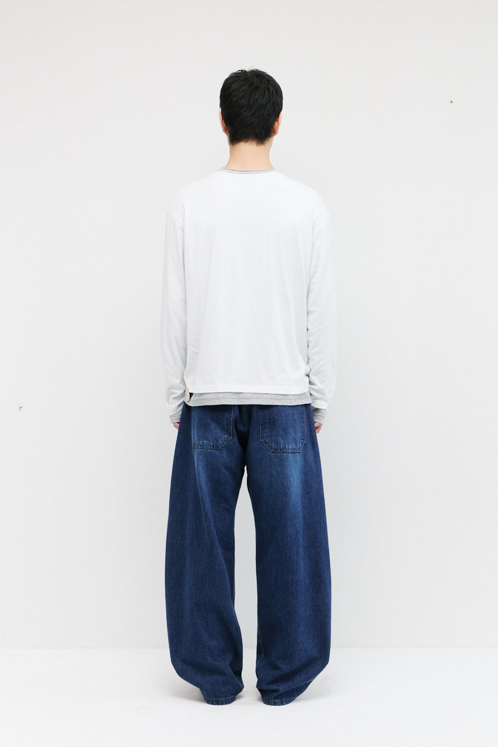 Hatchingroom - Two Face Ringer Tee (White/M.Grey) product image 7 | TRAB K-Fashion Australia