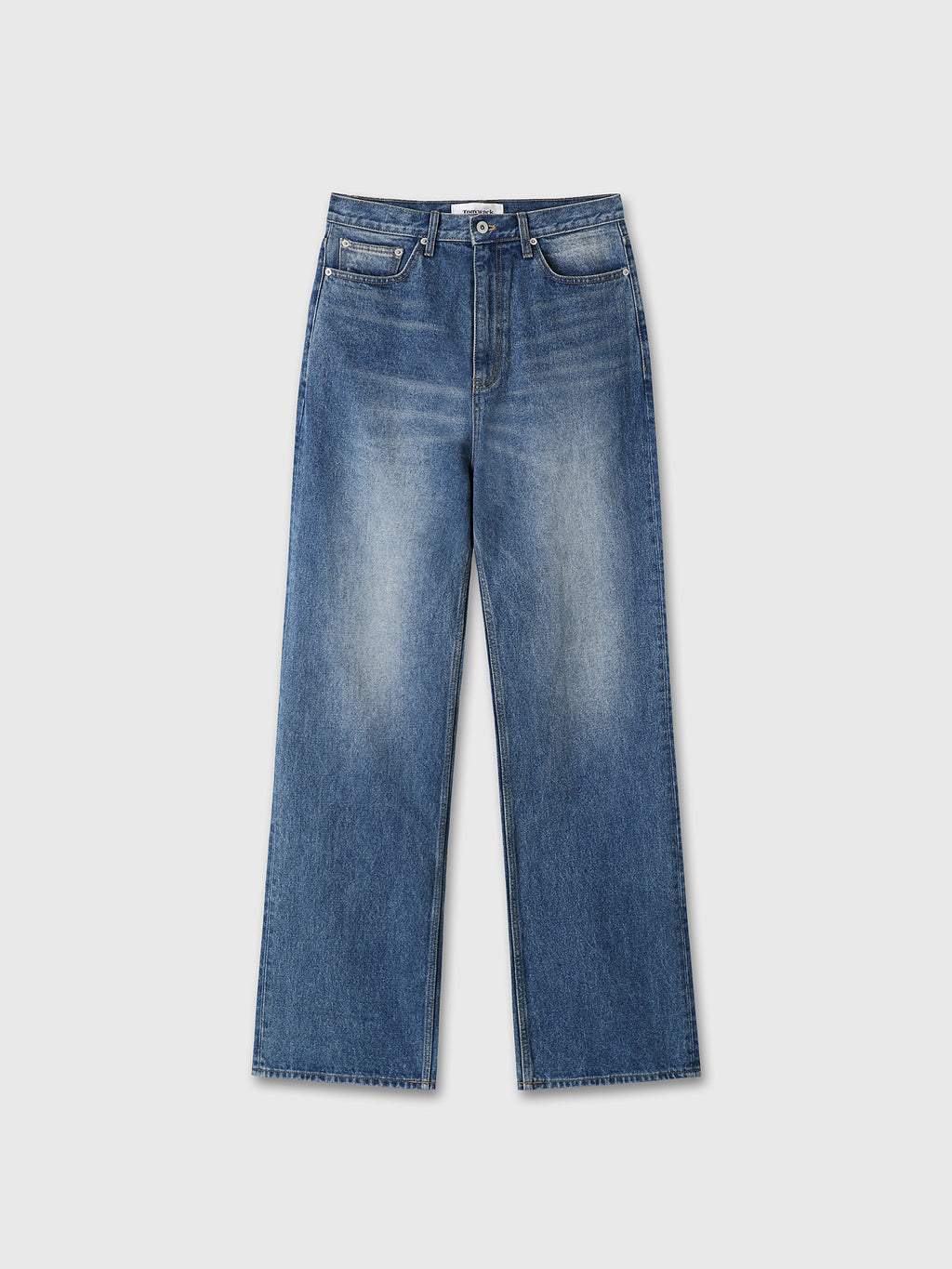 Tonywack - Wide-Leg Denim Jeans (Mid Blue) product image 9 | TRAB K-Fashion Australia