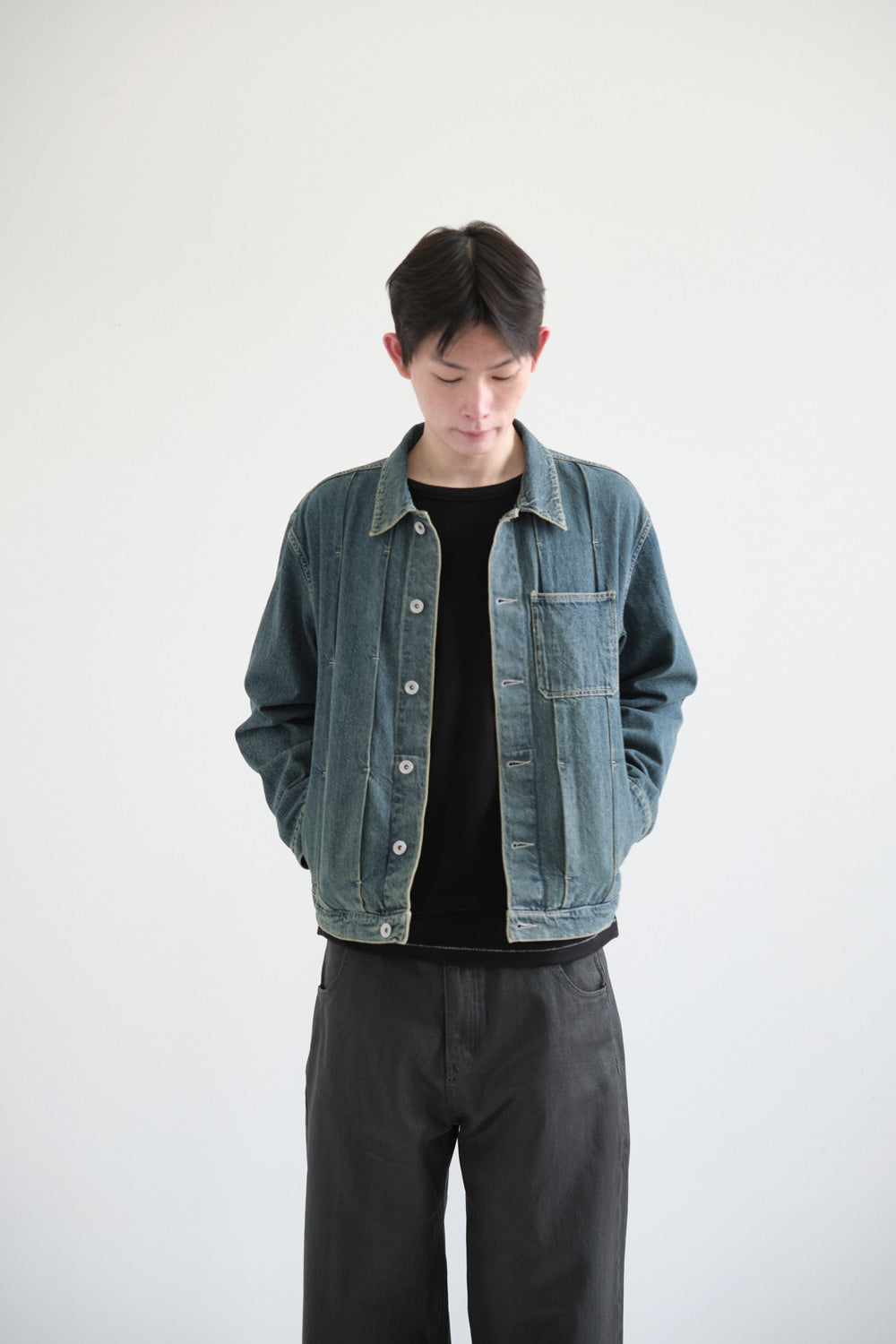 Hatchingroom - Trucker Jacket (Vintage Blue) product image 7 | TRAB K-Fashion Australia