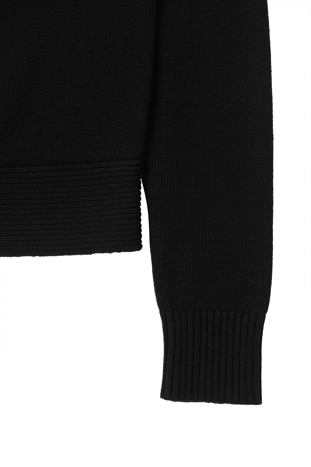 Deinet - High-Neck Stud Knit Outer (Black) product image 18 | TRAB K-Fashion Australia