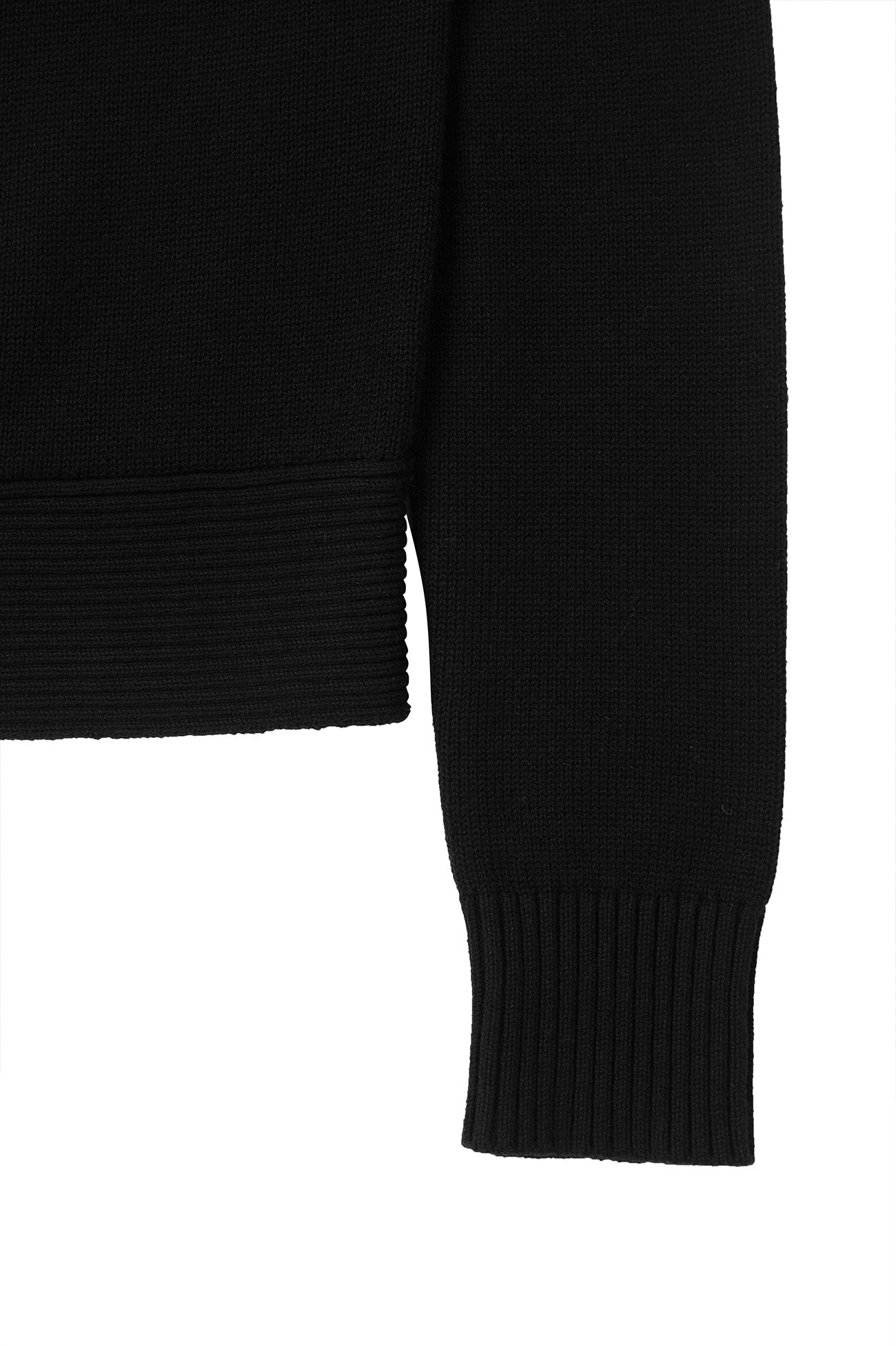 Deinet - High-Neck Stud Knit Outer (Black) product image 18 | TRAB K-Fashion Australia