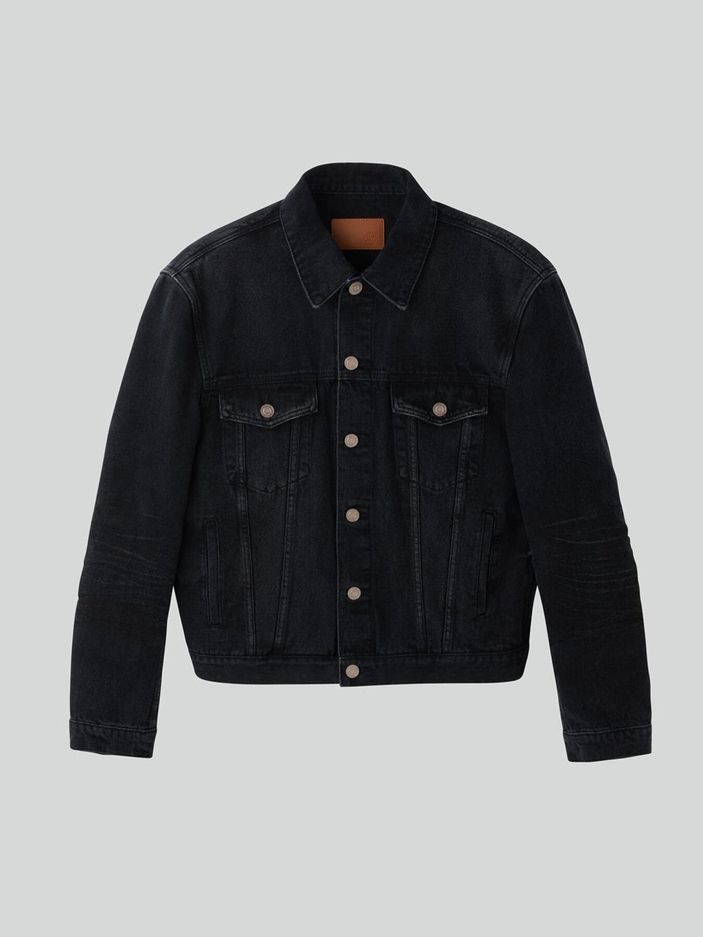 Recto - Vincent Denim Trucker Jacket (Black) product image 4 | TRAB K-Fashion Australia