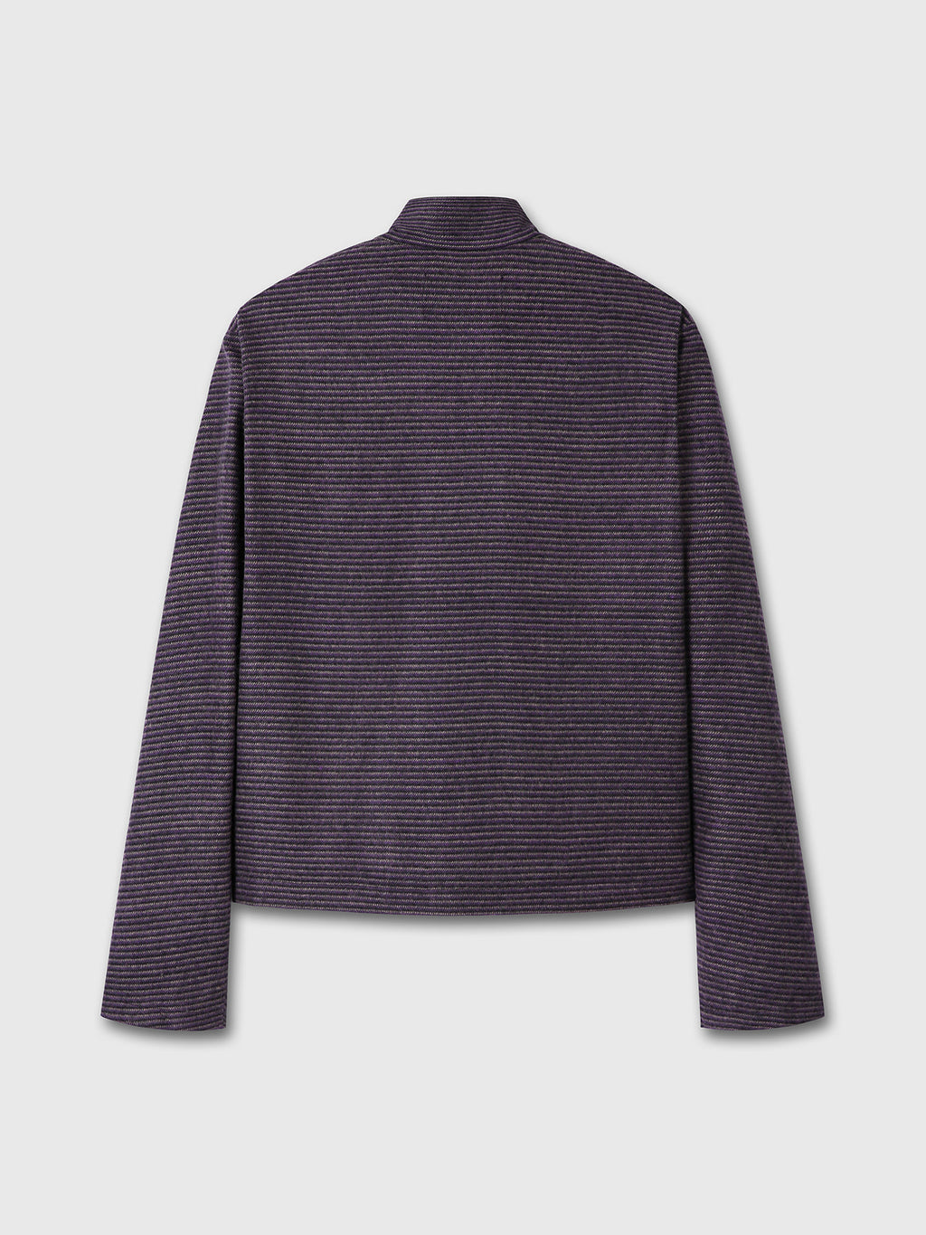 Tonywack - Brushed Stripe Full Zip Jumper (Purple Multi Stripe) product image 10 | TRAB K-Fashion Australia