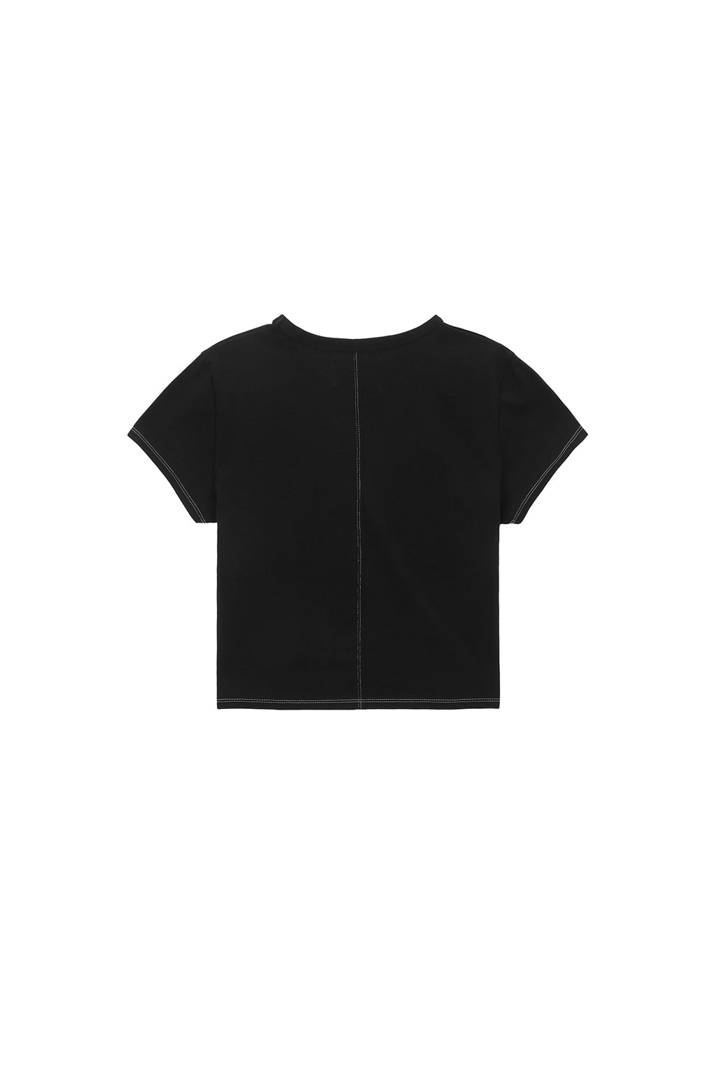 Matin Kim - Matin Shade Logo Crop Top (Black) product image 2 | TRAB K-Fashion Australia