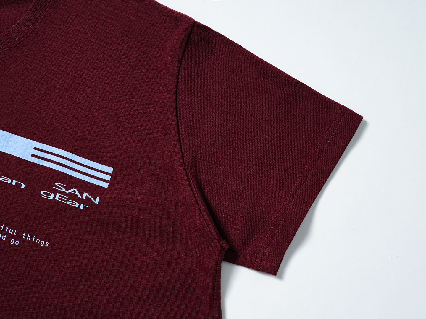 San San Gear - San San X B.E Sprout T-Shirt (Wine) product image 6 | TRAB K-Fashion Australia