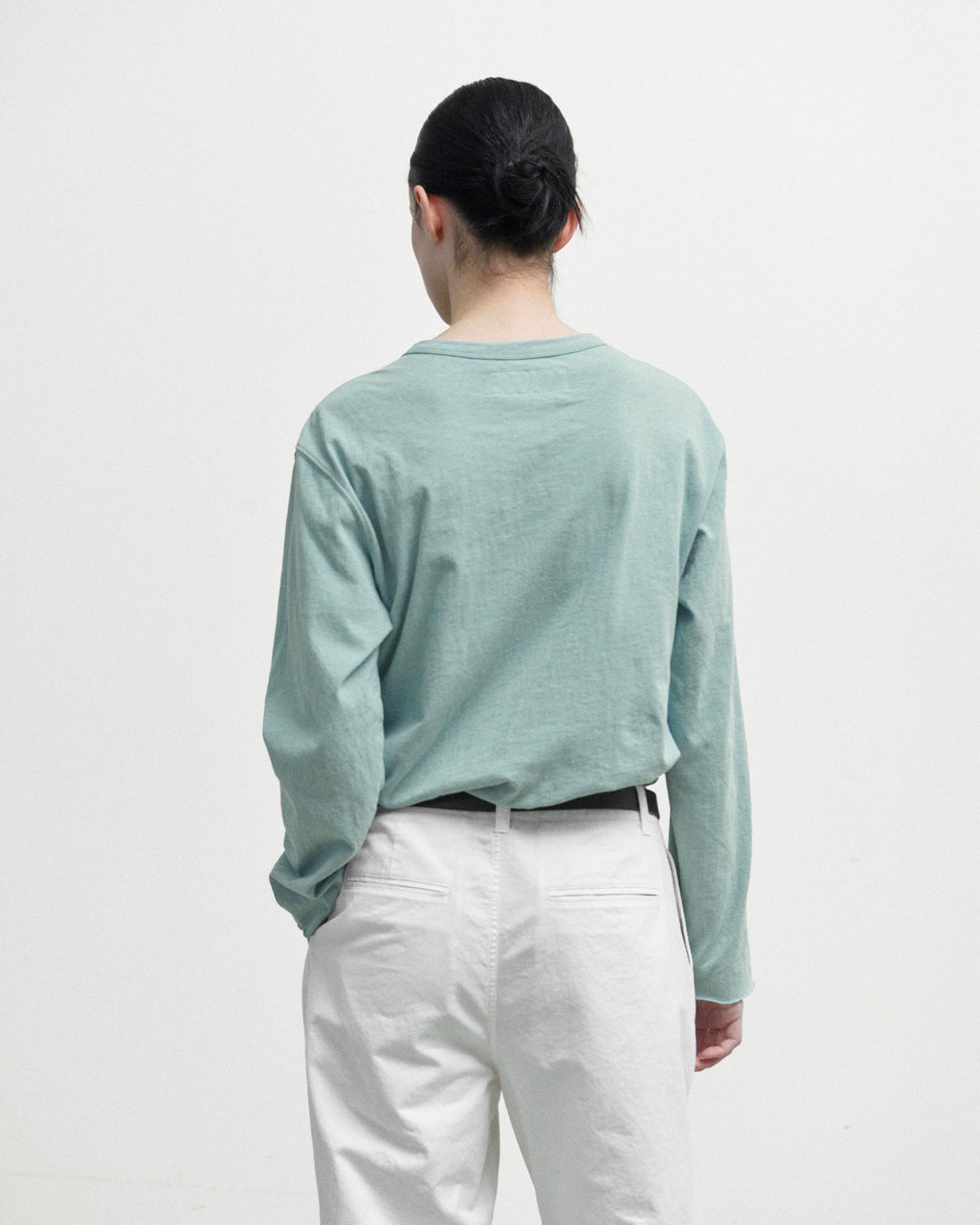 Brownyard - Cut Off Long Sleeve (Blue) product image 2 | TRAB K-Fashion Australia