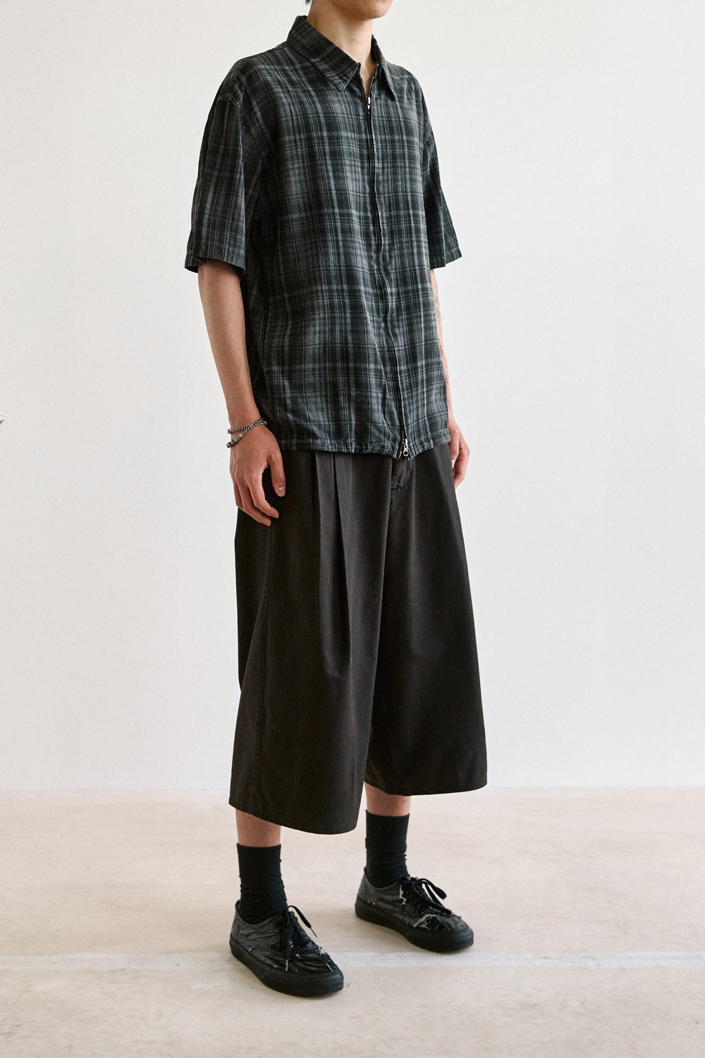 Hatchingroom - Shirket Over Dyed Check (Charcoal) product image 9 | TRAB K-Fashion Australia