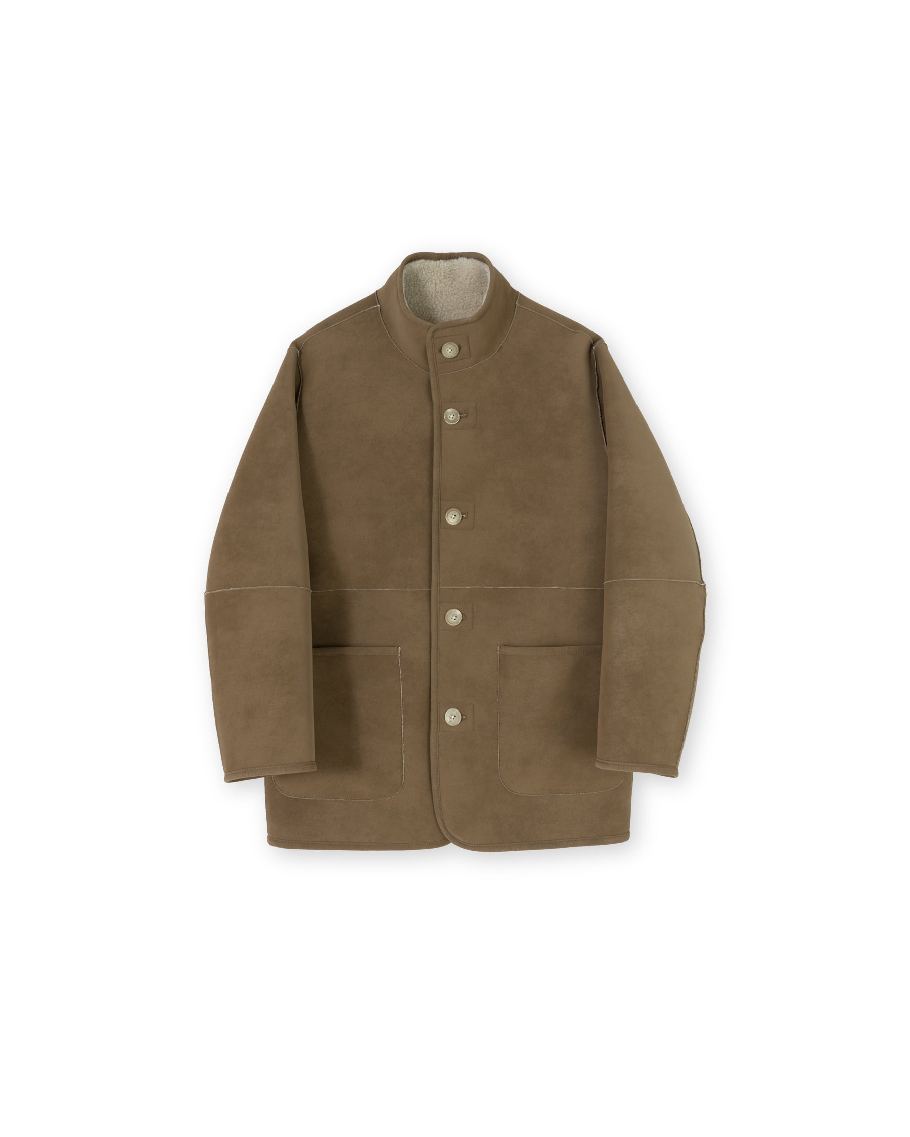 Brownyard - Reversible Shearling Jacket (Beige) product image 8 | TRAB K-Fashion Australia