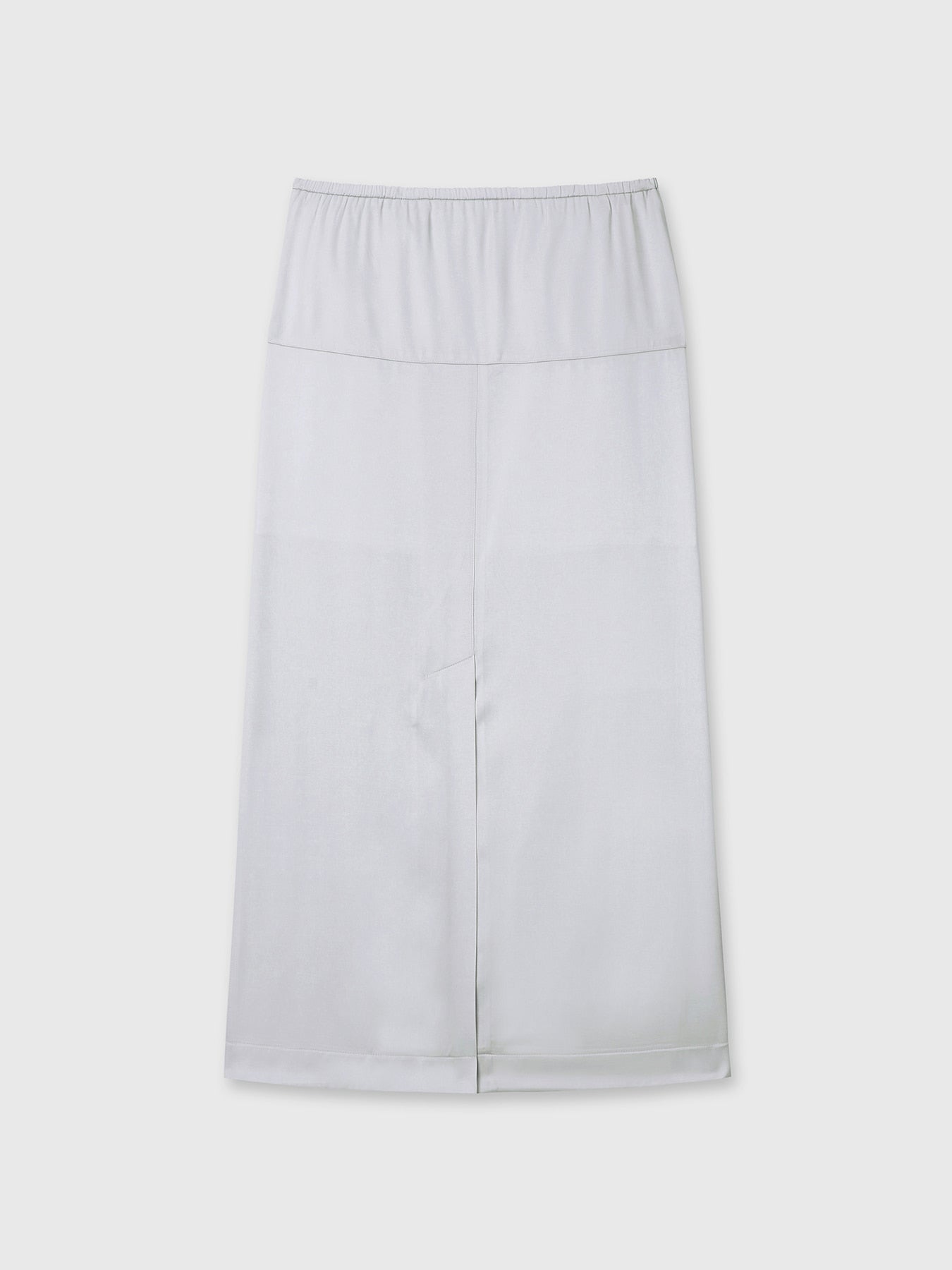 Tonywack - Satin Drawstring Midi Skirt (Silver) product image 9 | TRAB K-Fashion Australia