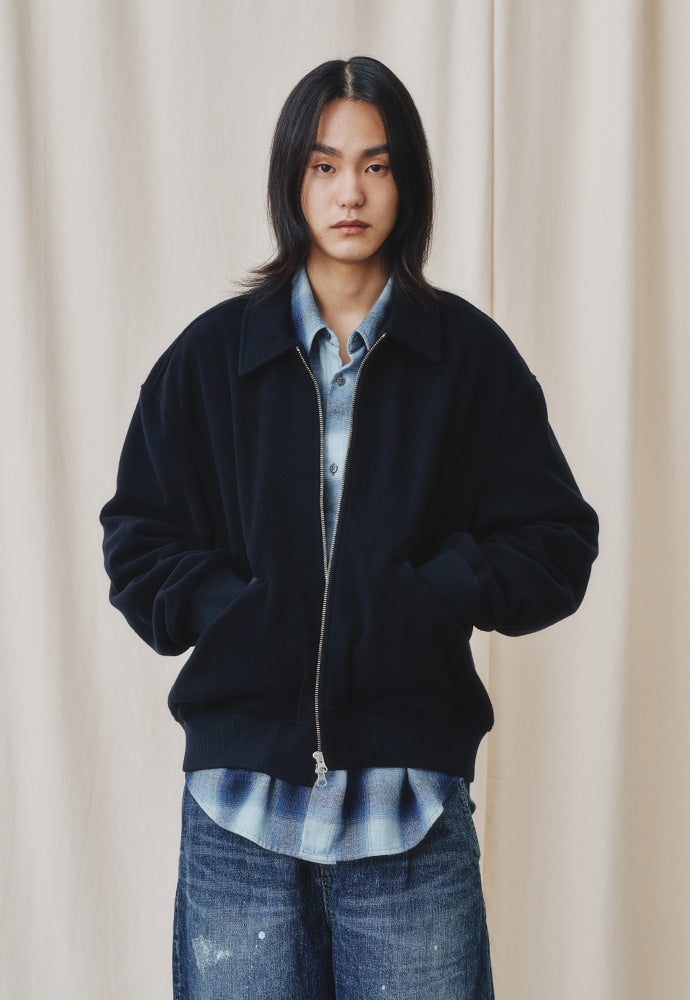 Art if acts - 70's Vintage Racing Fleece Jacket (Dark Navy) product image 6 | TRAB K-Fashion Australia